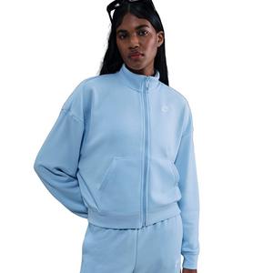 Nike Women's Sportswear Club Fleece Loose Track Jacket - Blue