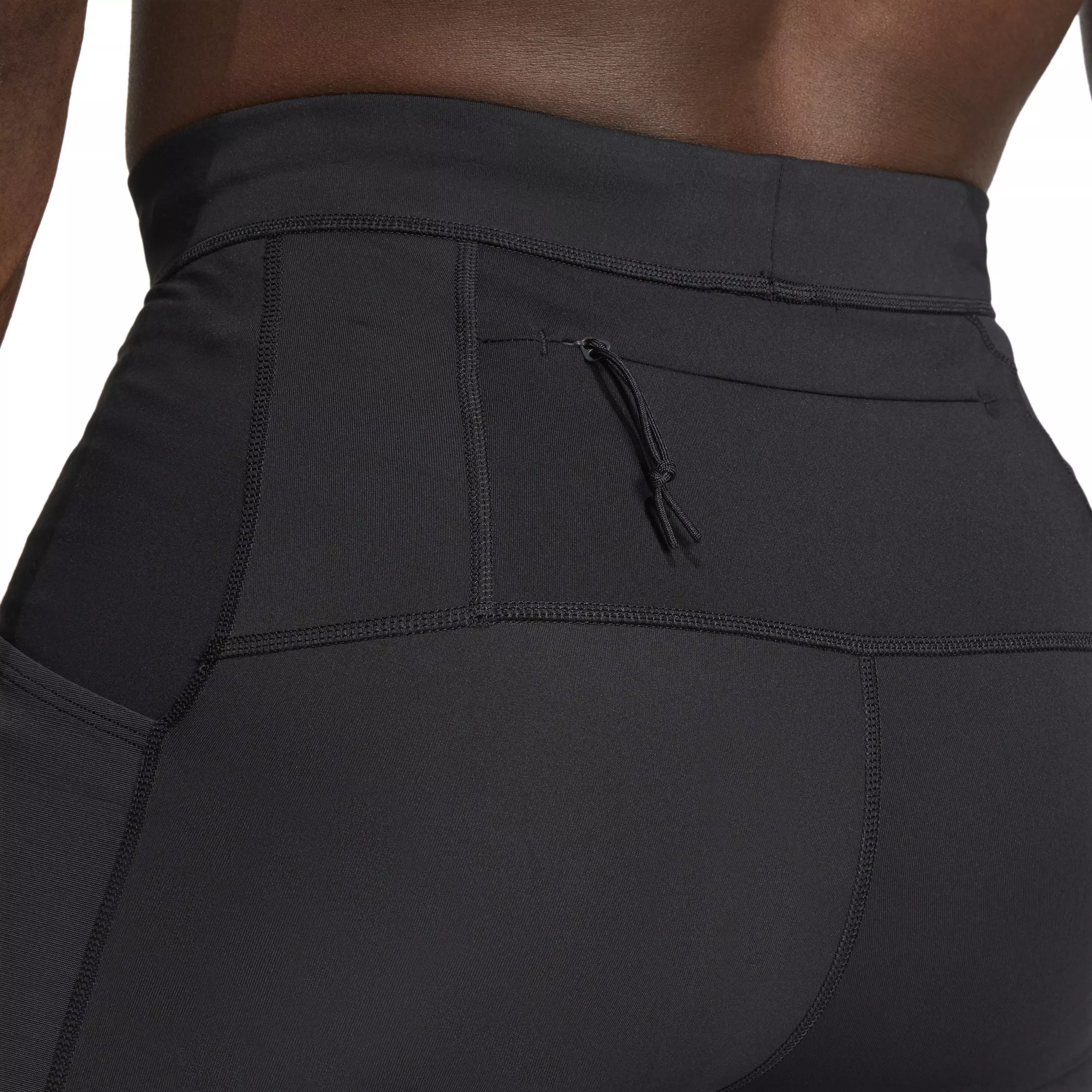 adidas Men's Ultimate High Visibility Running Leggings -Black - BLACK