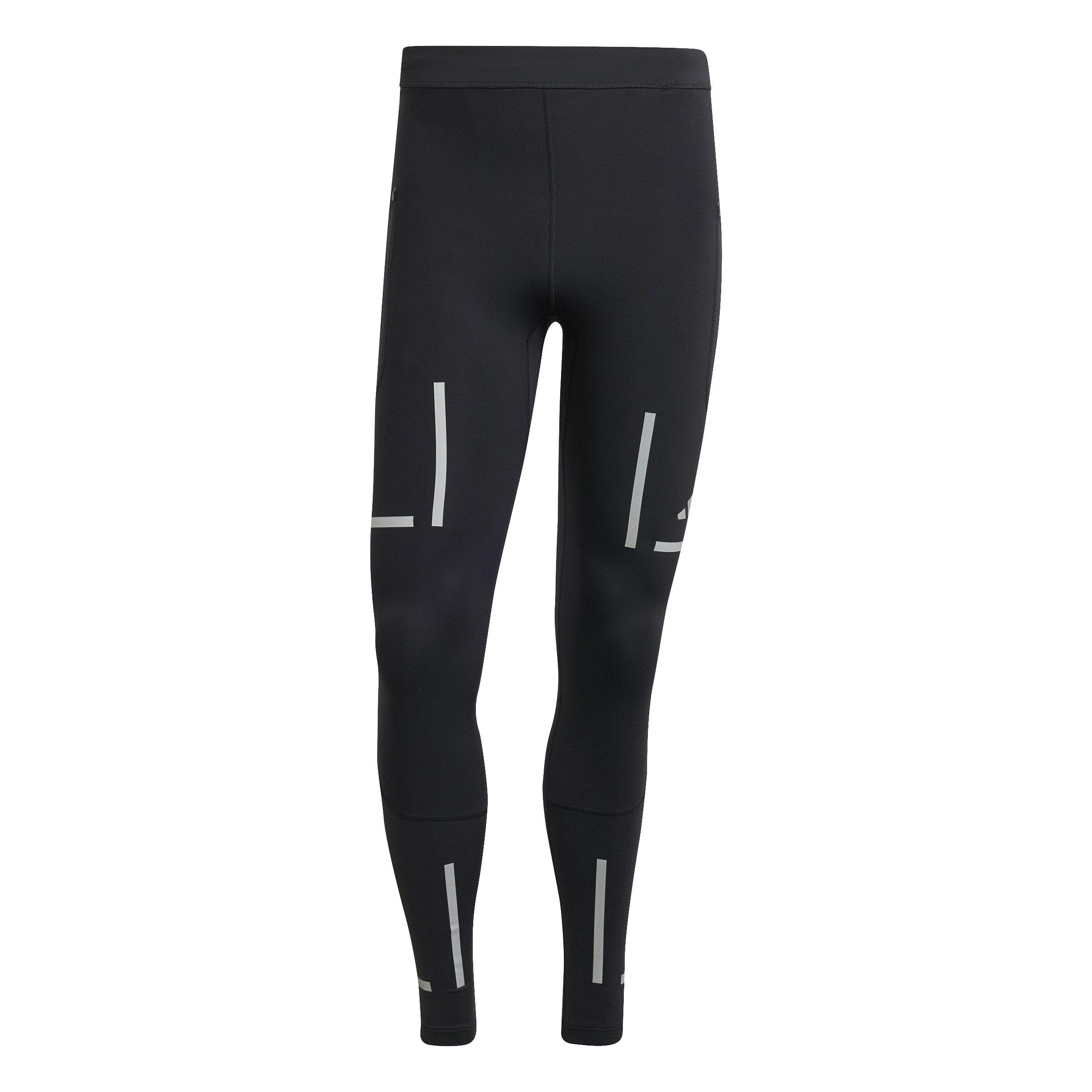 adidas Ultimate High Visibility Men's Black Running Leggings