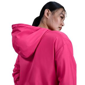 Nike Women's Sportswear Classic Wovens Loose UV Hooded Jacket - Pink