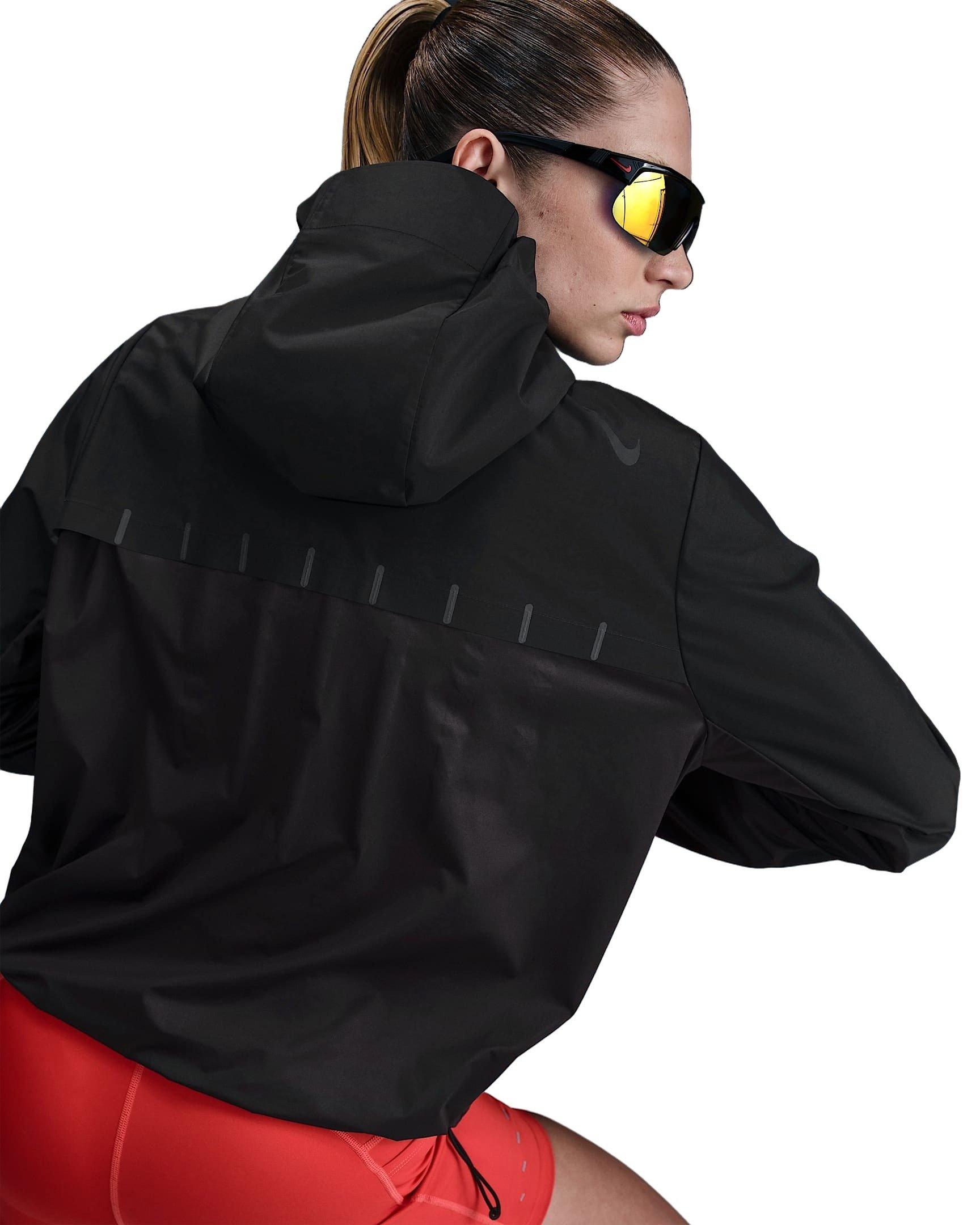 Nike Women's AeroSwift Aerogami Storm-FIT Running Jacket - Black - BLACK Thumbnail View 4