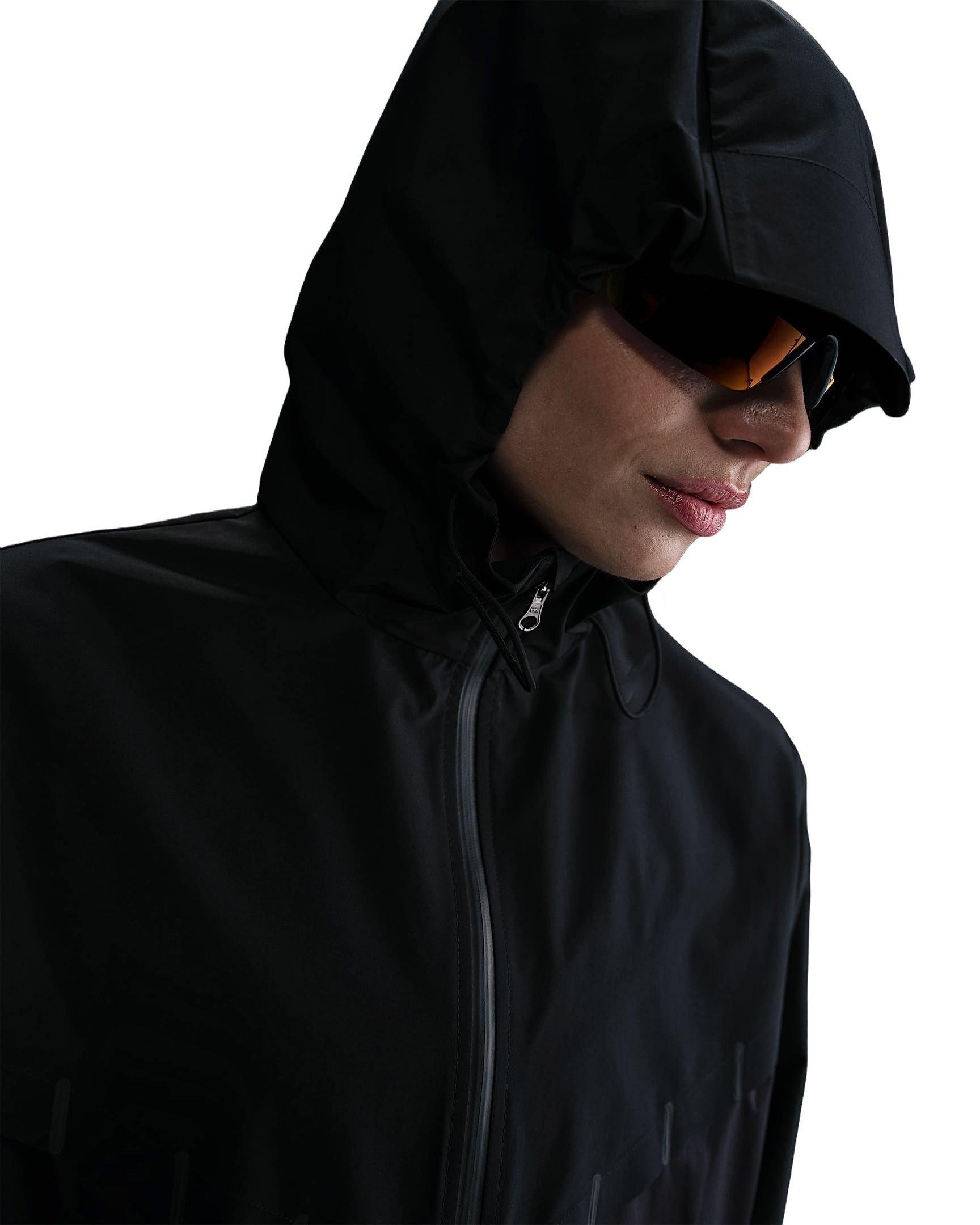 Nike Women's AeroSwift Aerogami Storm-FIT Running Jacket - Black - BLACK Thumbnail View 5