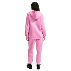 Nike Women's Sportswear Tech Fleece Windrunner Full-Zip Hooded Jacket - Pink/Black - PINK/BLACK