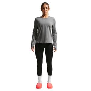 Nike Women's One Classic Dri-FIT Long Sleeve Top - Grey/White