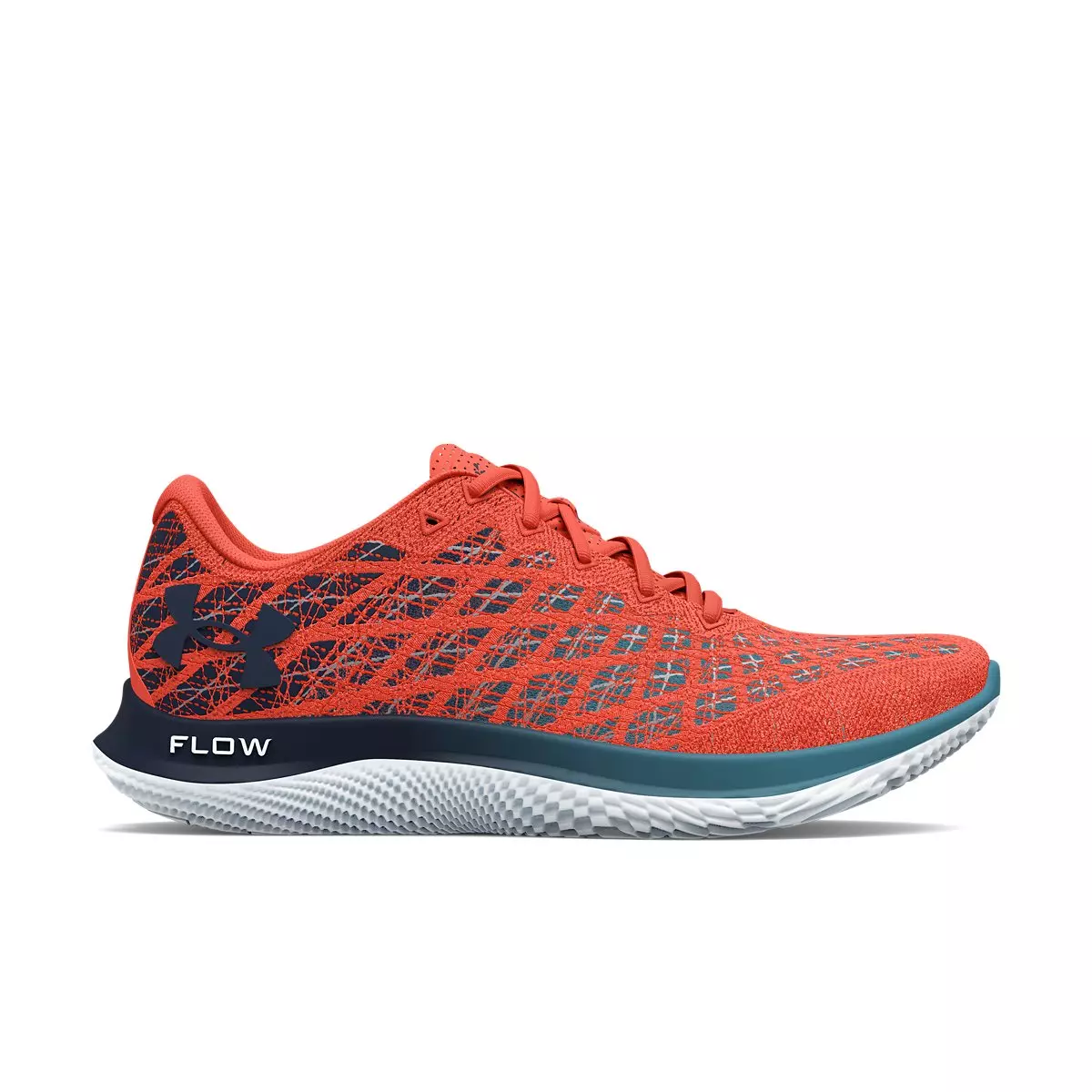 Under Armour Flow Velociti Wind 2 Boston "Electric Tangerine/Mississippi" Unisex Running Shoe - ORANGE/PURPLE
