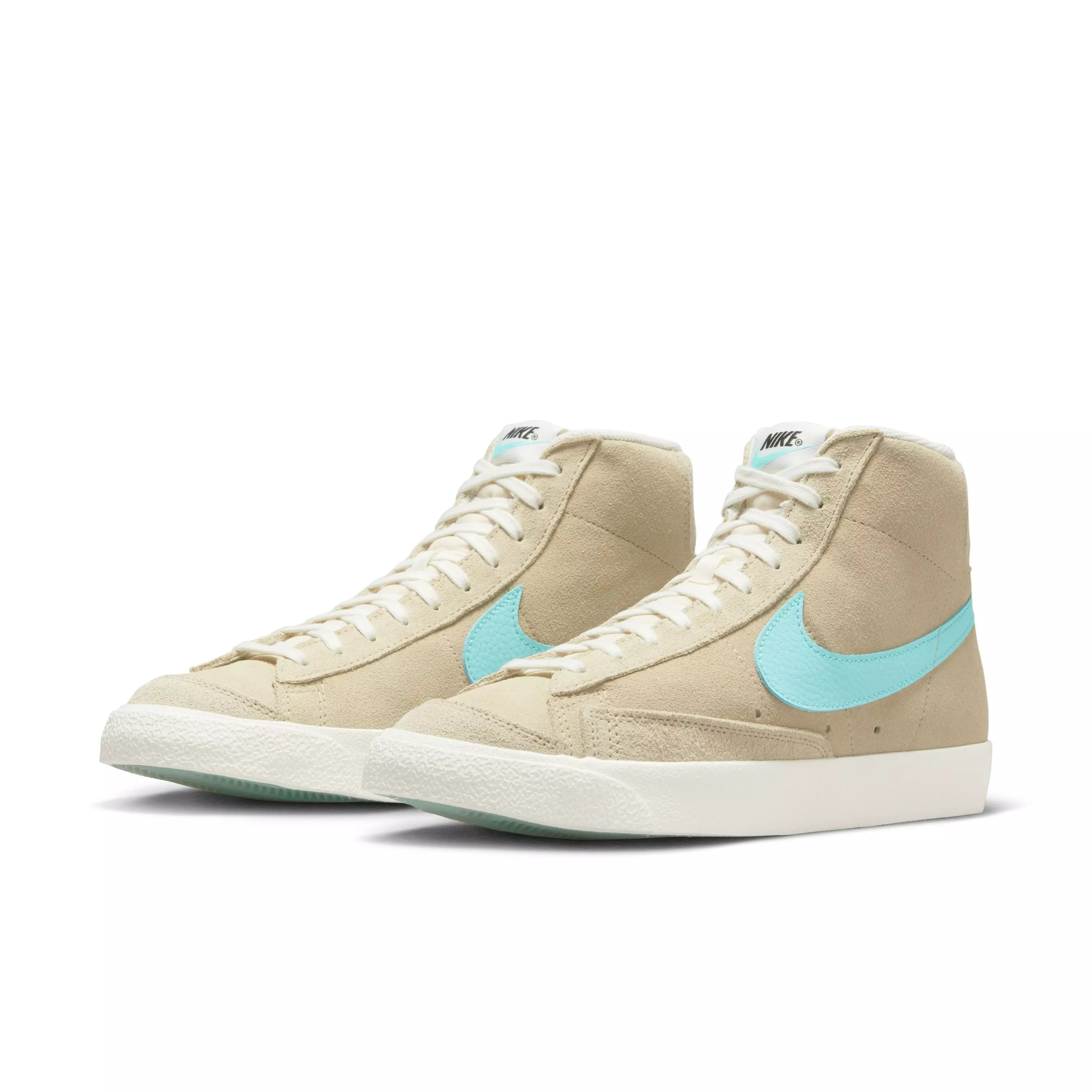 Nike Blazer Mid '77 SE GNLT "Desert Ore/Sail/Black/Light Aqua" Men's Shoe - DESERT/SAIL/BLACK/LT AQUA