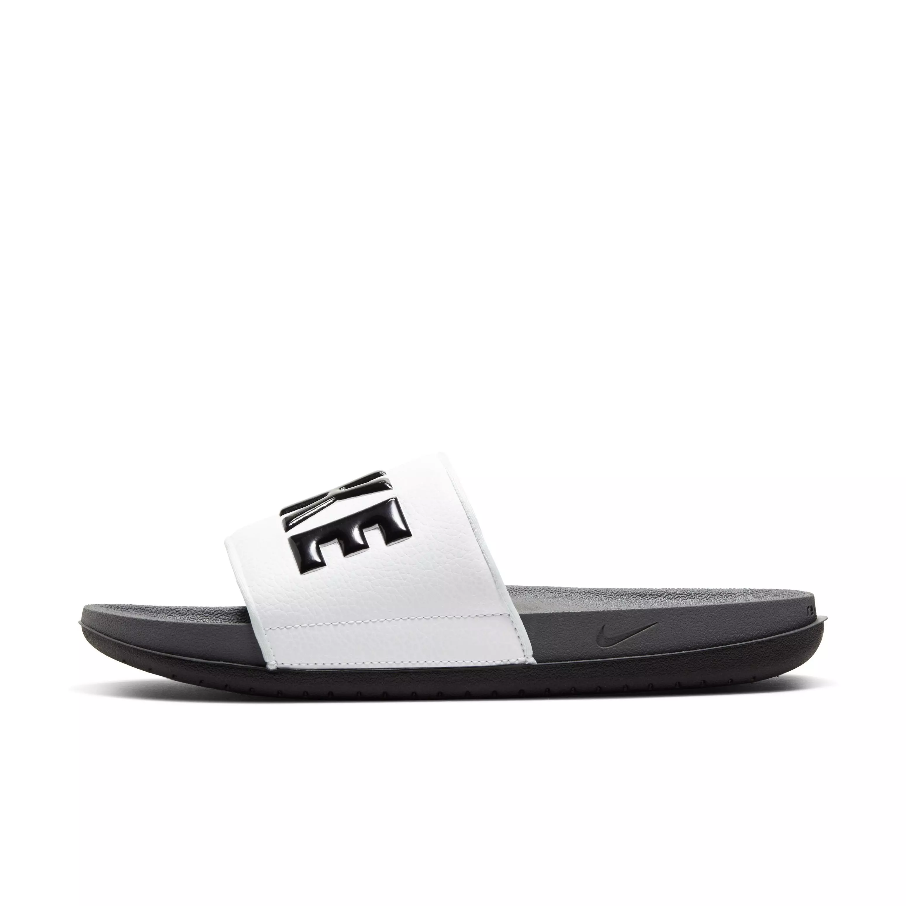 Nike Offcourt "Dark Grey/White/Black" Men's Slide - DK GREY/WHITE/BLACK