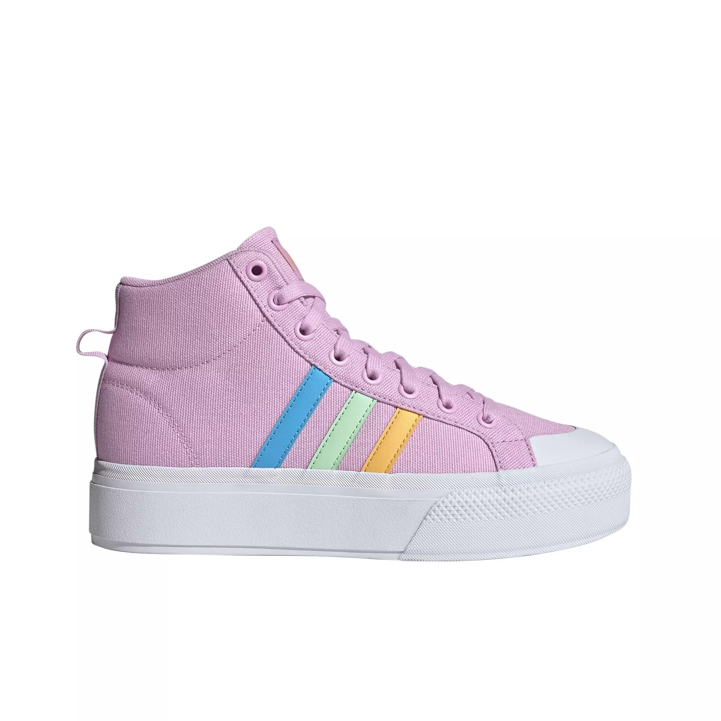 adidas Bravada 2.0 Platform Mid Bliss Lilac/Semi Spark/Semi Green Spark Women's  Shoe - Hibbett