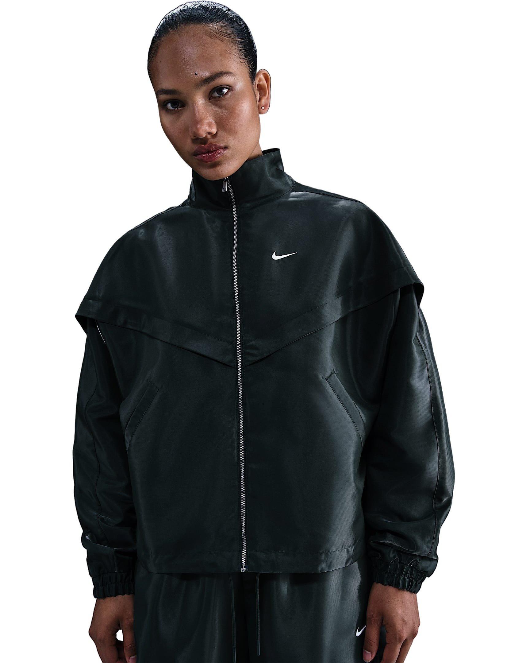 Nike Women's Sportswear Windrunner Shine Jacket - Green - GREEN Thumbnail View 3