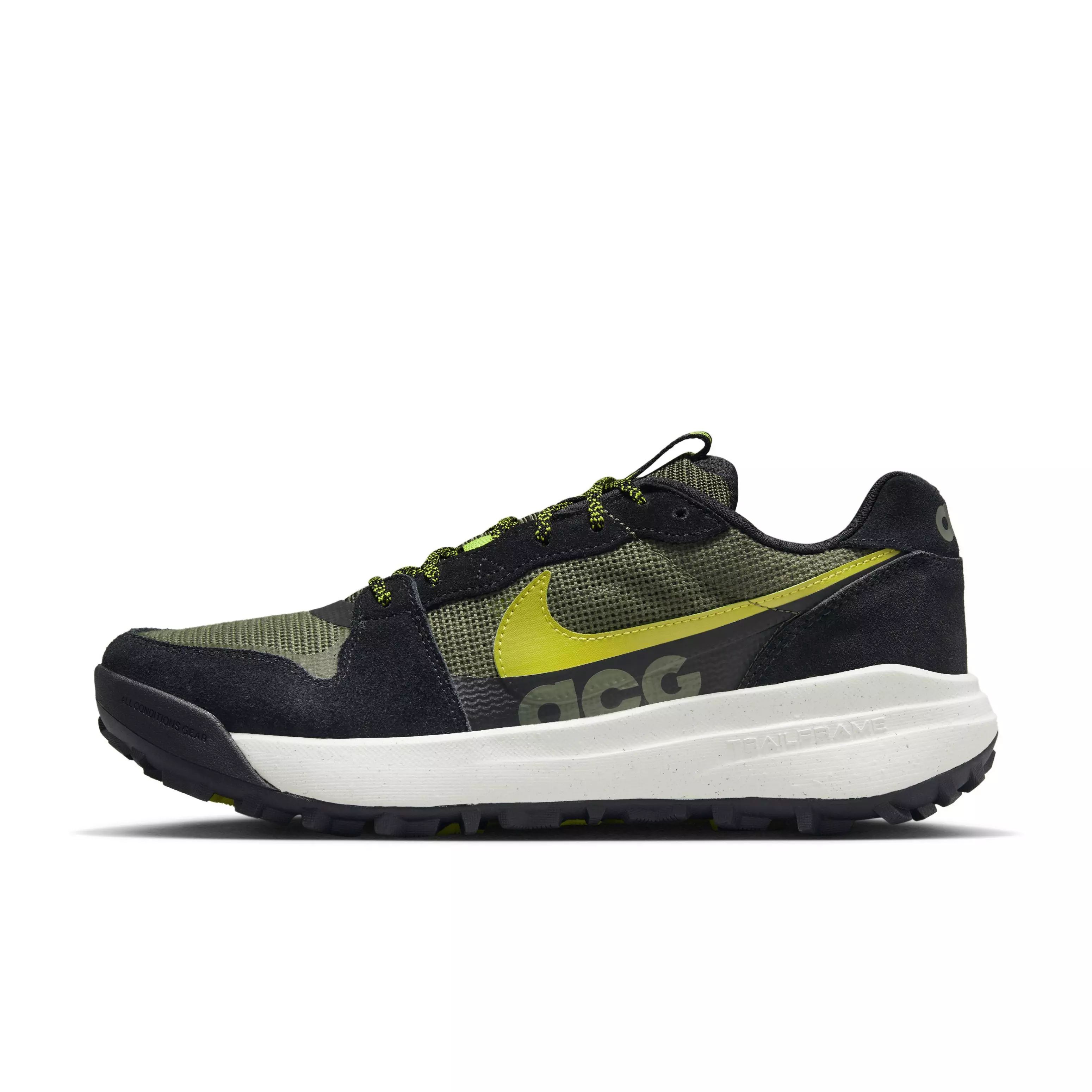 Nike ACG Lowcate "Cargo Khaki/Black/Bright Cactus/Moss" Men's Shoe - CARGO/BLACK/CACTUS/MOSS