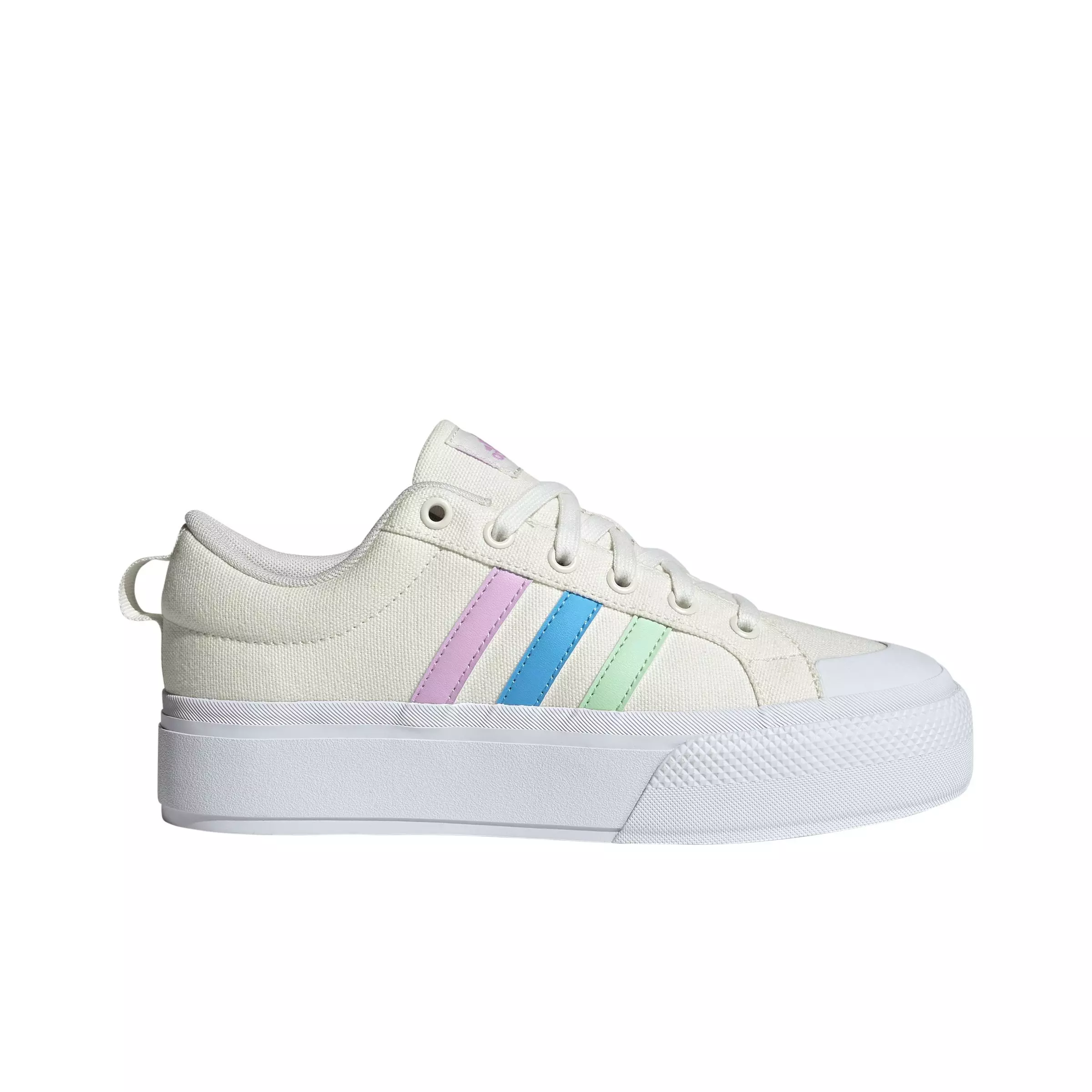 adidas Bravada 2.0 Platform "Off White/Semi Blue Burst/Bliss Lilac" Women's Shoe - OFF WHITE/BLUE/LILAC