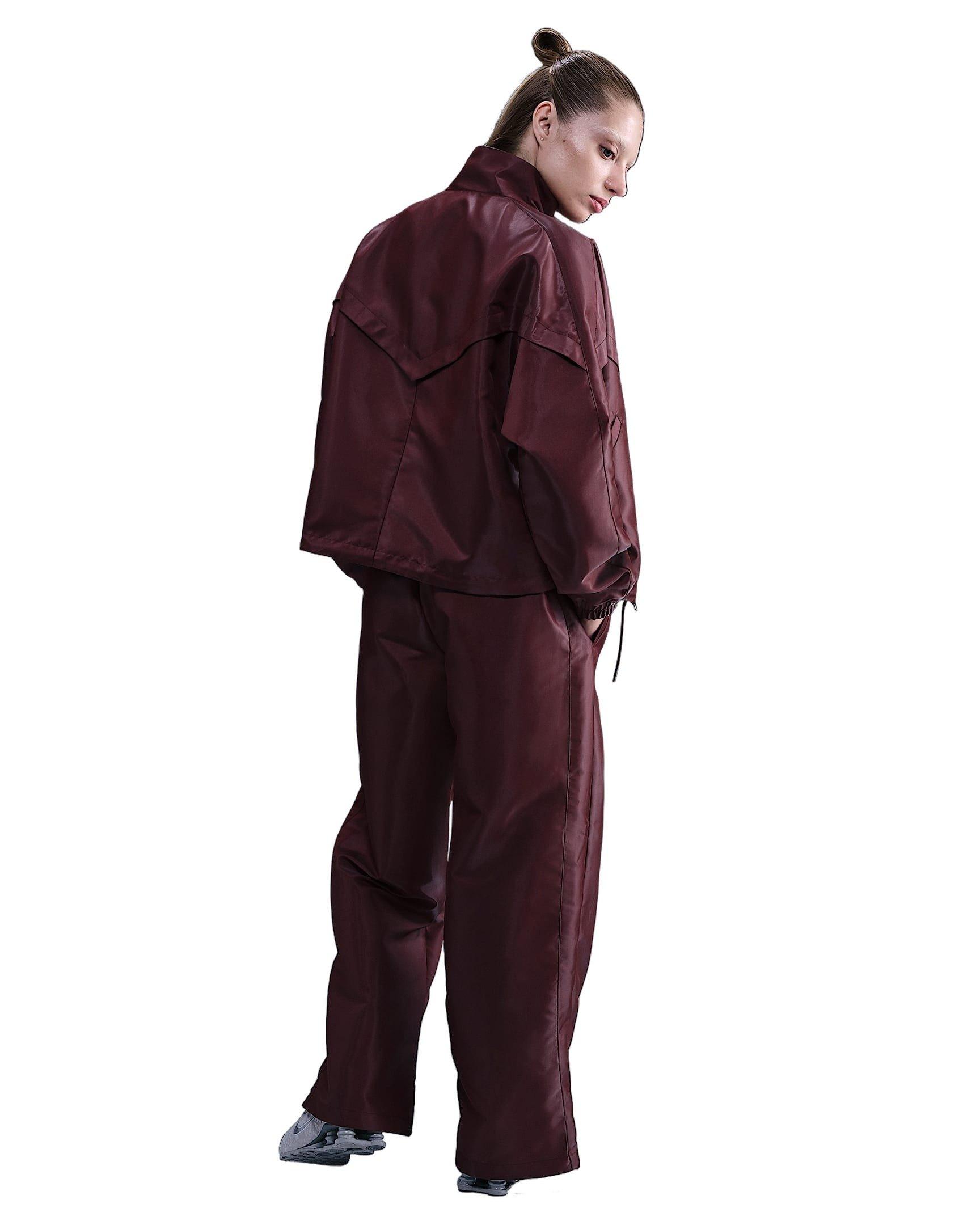 Nike Women's Sportswear Windrunner Shine Jacket - Red - RED Thumbnail View 6