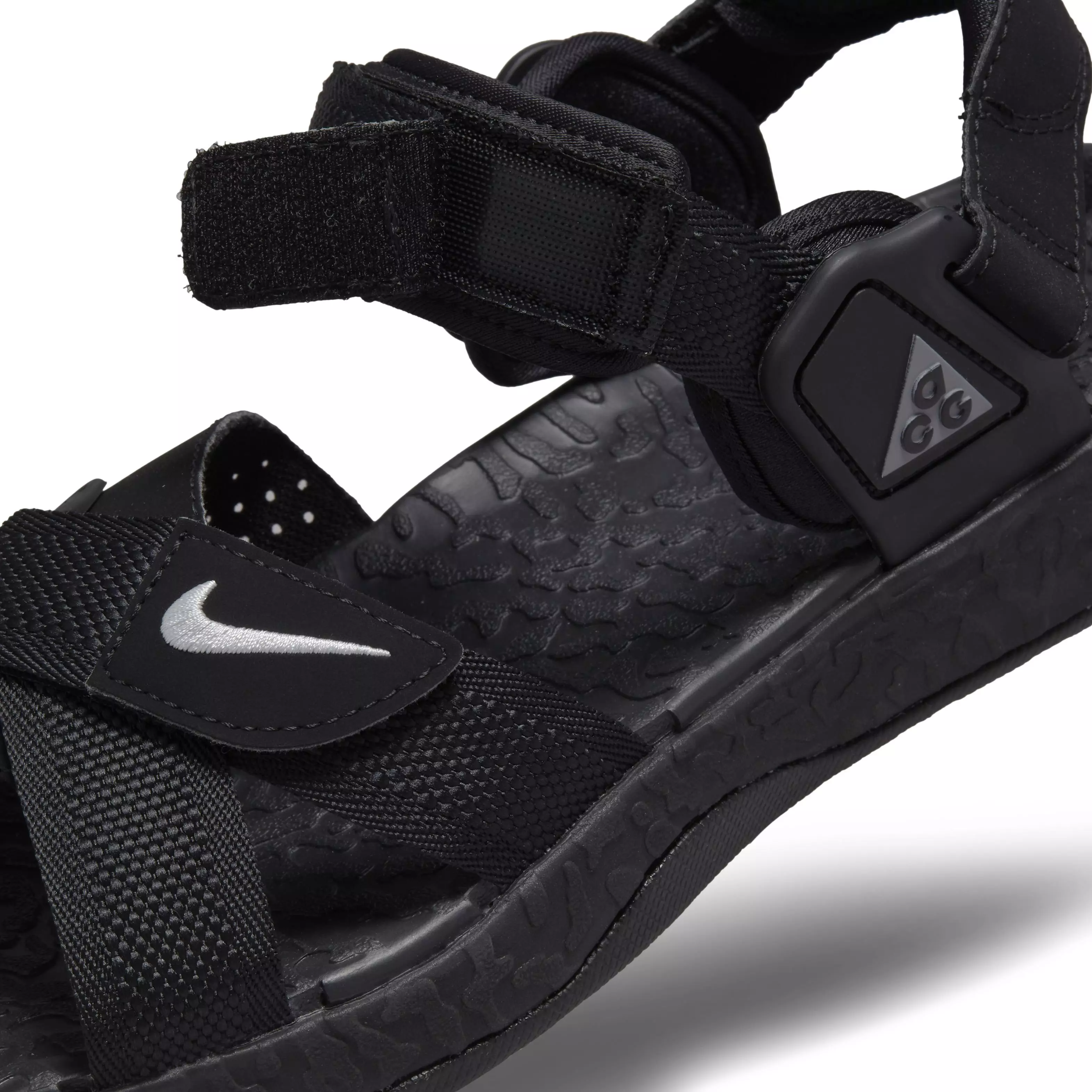 Nike ACG Air Deschutz+ "Black/Black/Anthracite/Grey Fog" Men's Sandal - BLACK/BLACK/ANTHRACITE/GREY