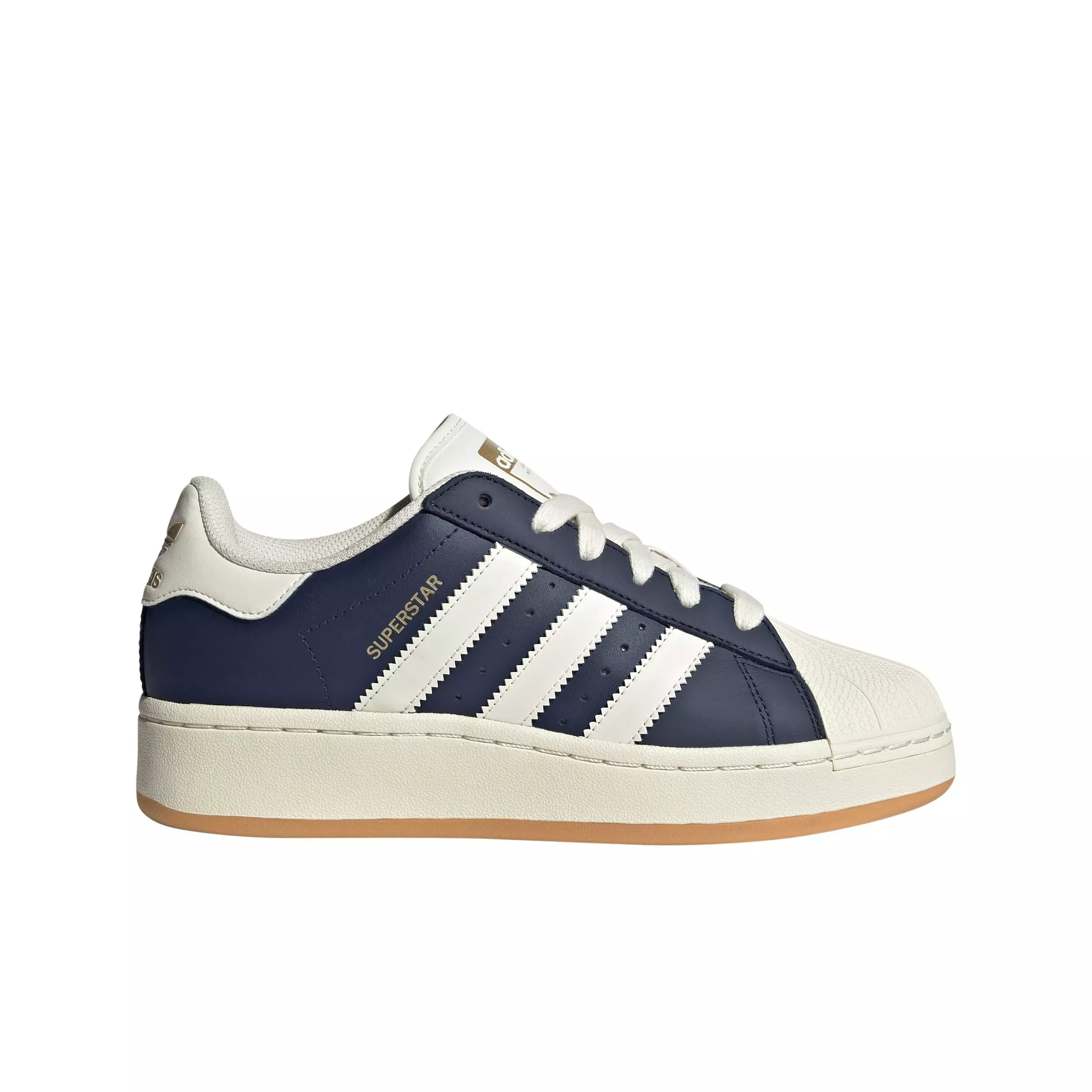 adidas Originals Superstar XLG "Night Indigo/Cream White/Gum 1" Women's Shoe - INDIGO/CREAM/GUM