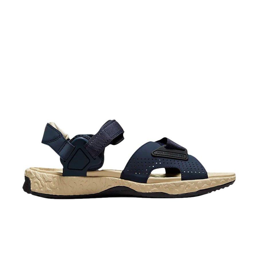 Nike ACG Air Deschutz+ "Midnight Navy/Thunder Blue/Rattan/Light Crimson" Men's Sandal - NAVY/BLUE/RATTAN/LT CRIMSON Thumbnail View 1