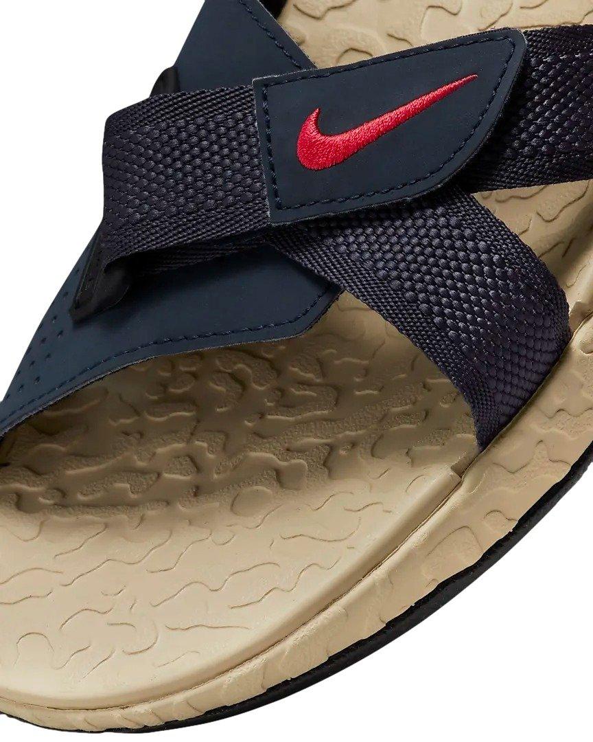 Nike ACG Air Deschutz+ "Midnight Navy/Thunder Blue/Rattan/Light Crimson" Men's Sandal - NAVY/BLUE/RATTAN/LT CRIMSON Thumbnail View 6