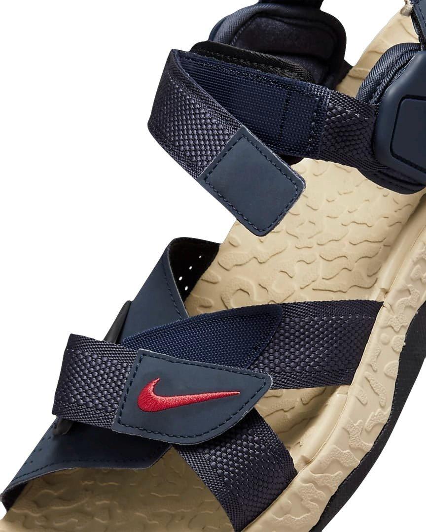 Nike ACG Air Deschutz+ "Midnight Navy/Thunder Blue/Rattan/Light Crimson" Men's Sandal - NAVY/BLUE/RATTAN/LT CRIMSON Thumbnail View 7