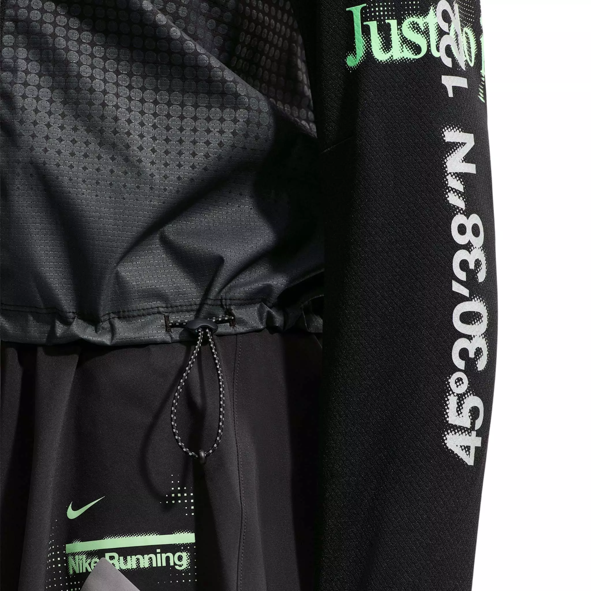 Nike Women's Swift Long Sleeve Running Top - Black/Grey - BLACK/GREY