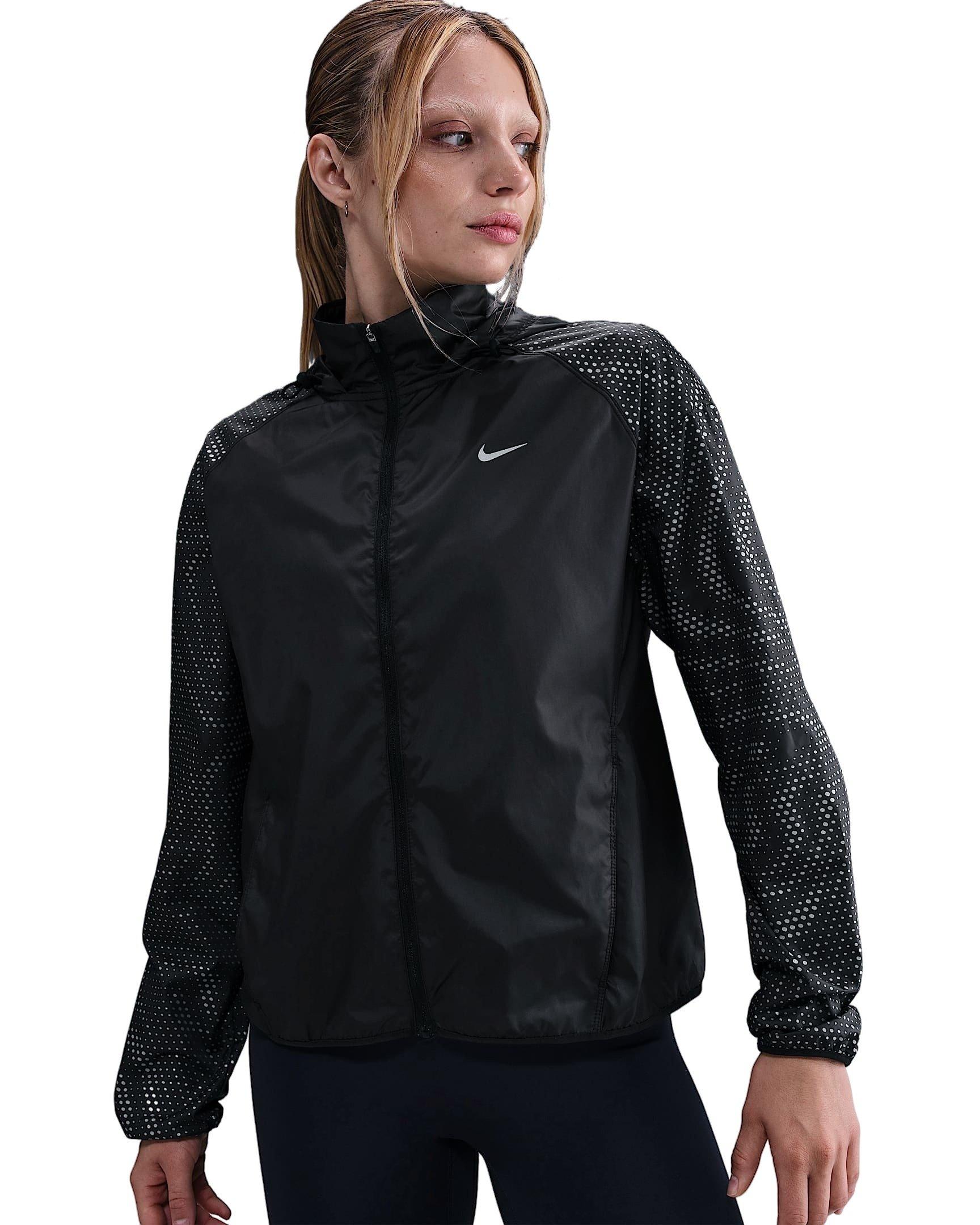 Nike Women's Tempo Flash Repel Running Jacket - Black - BLACK Thumbnail View 1