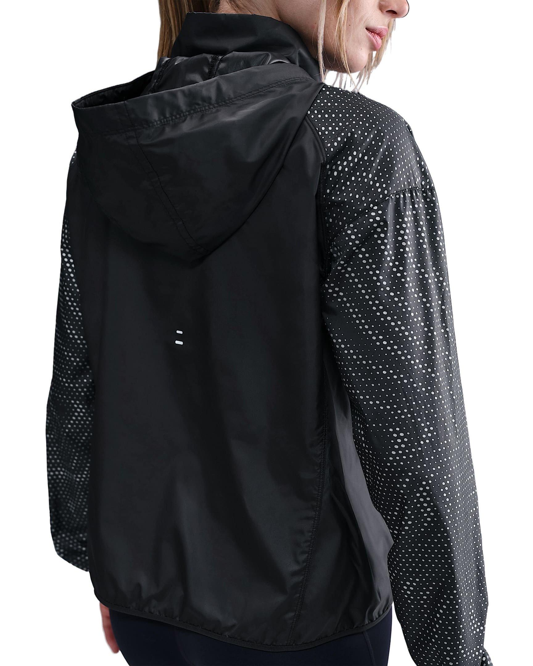 Nike Women's Tempo Flash Repel Running Jacket - Black - BLACK Thumbnail View 2