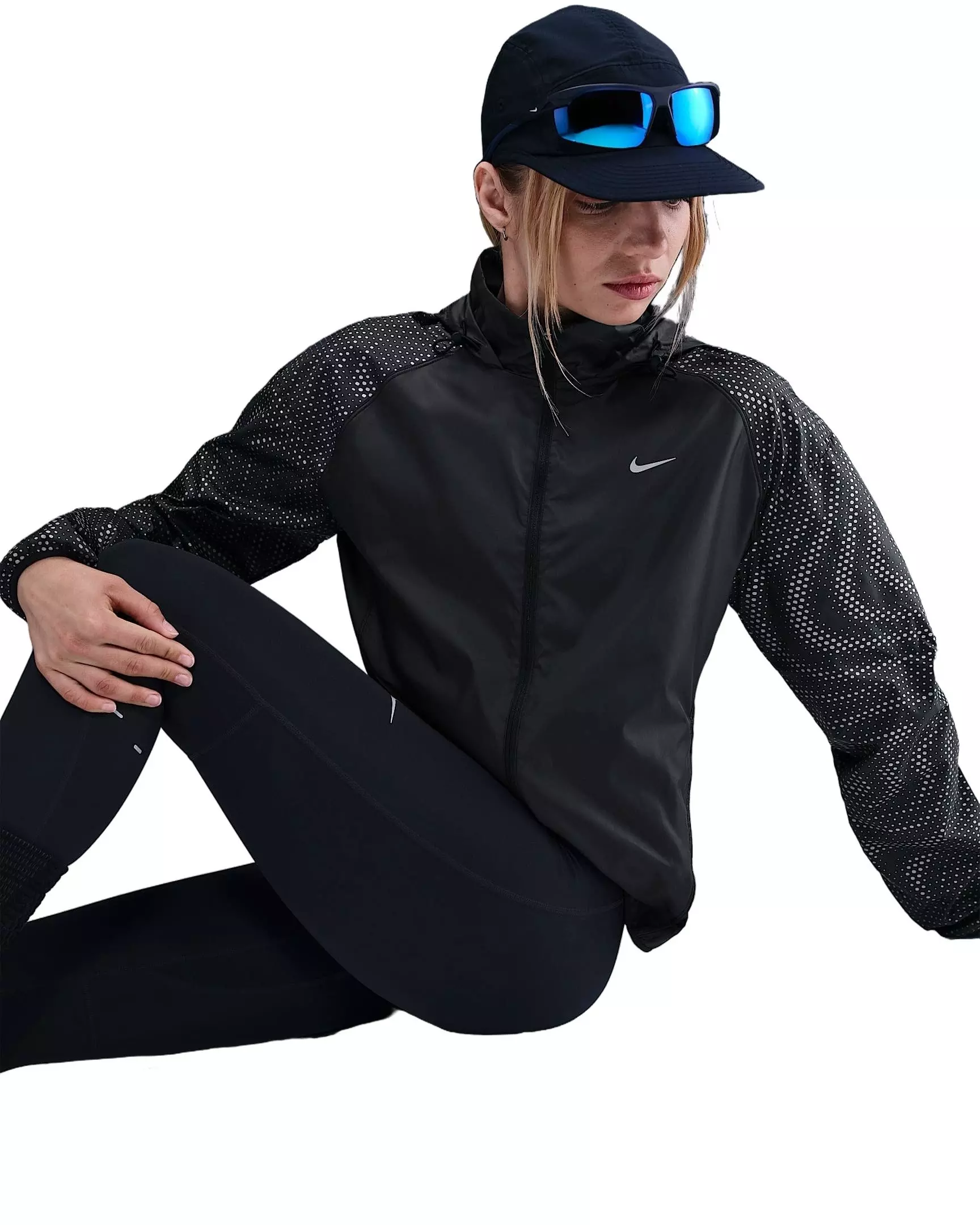 Nike Women's Tempo Flash Repel Running Jacket - Black - BLACK