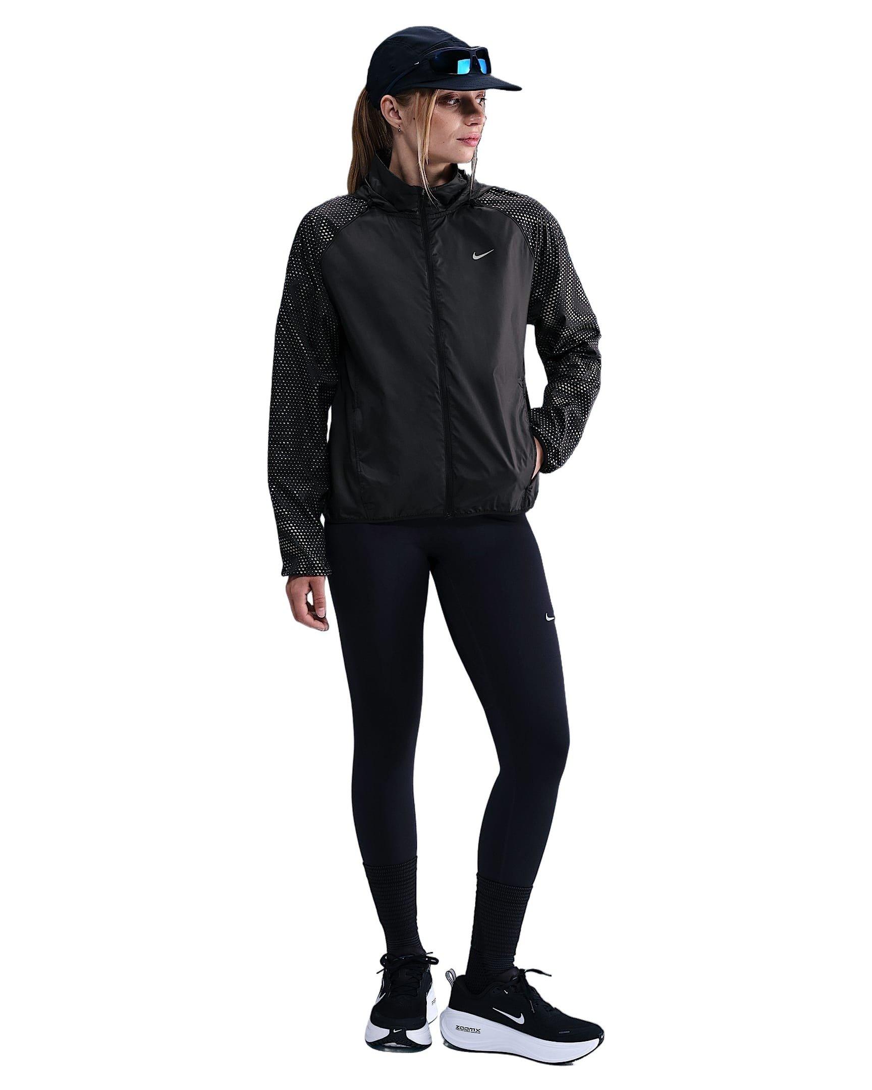 Nike Women's Tempo Flash Repel Running Jacket - Black - BLACK Thumbnail View 5