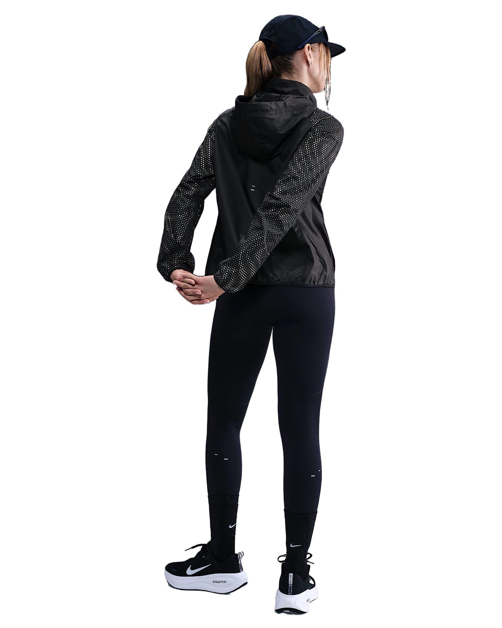 Nike Women's Tempo Flash Repel Running Jacket - Black - BLACK Thumbnail View 6
