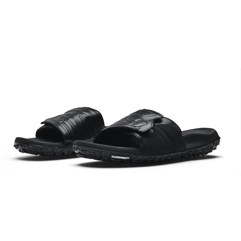 Under Armour Fat Tire Men's Slide - BLACK Thumbnail View 3