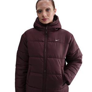 Nike Women's Sportswear Classic Therma-FIT Loose Hooded Parka - Burgundy