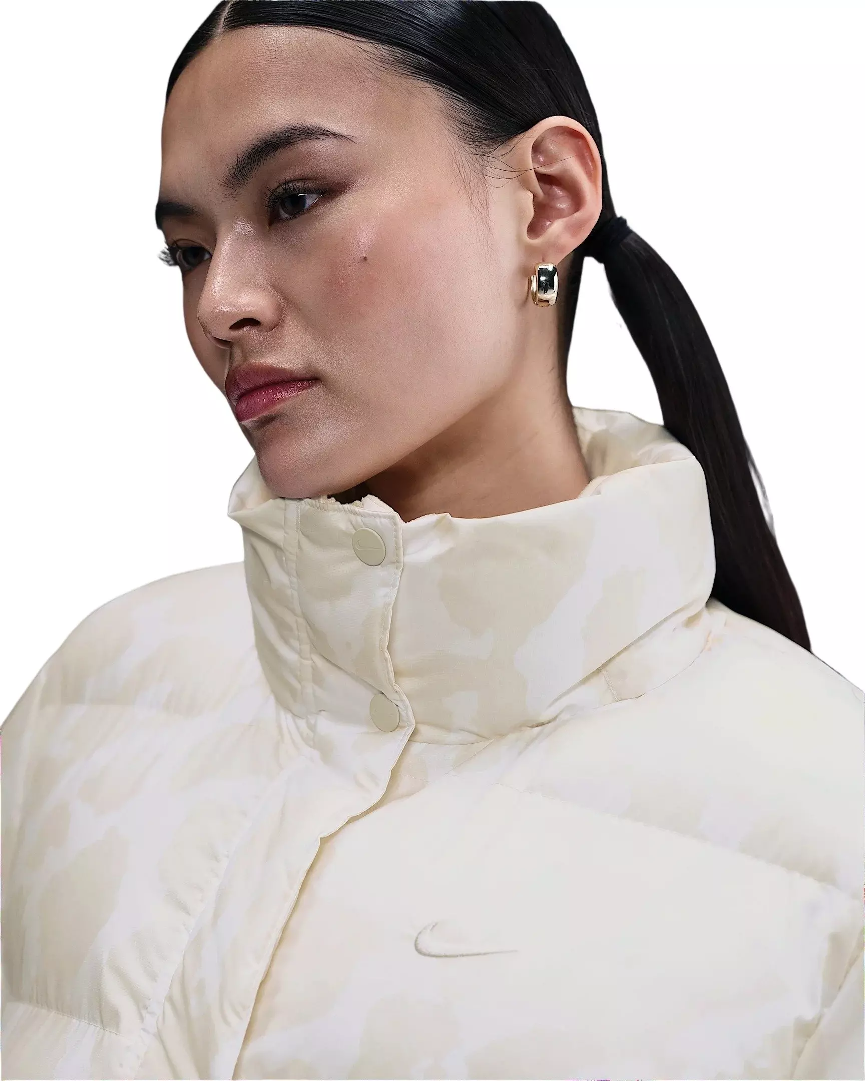 Nike Women's Sportswear Therma-FIT Puffer Jacket - Pale Ivory - PALE IVORY
