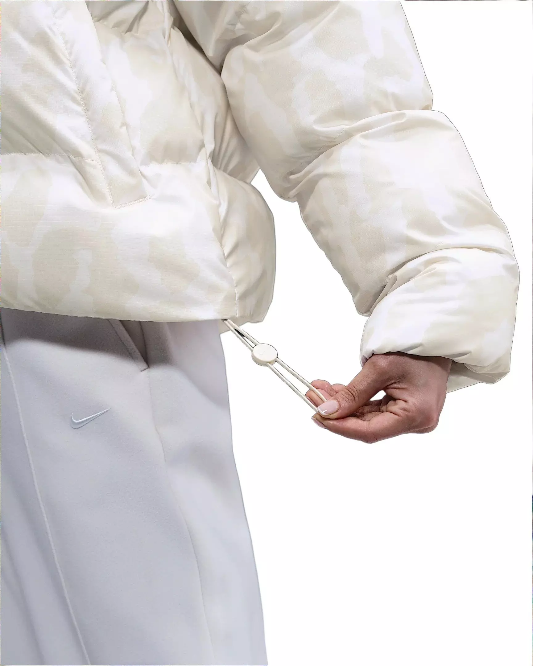 Nike Women's Sportswear Therma-FIT Puffer Jacket - Pale Ivory - PALE IVORY