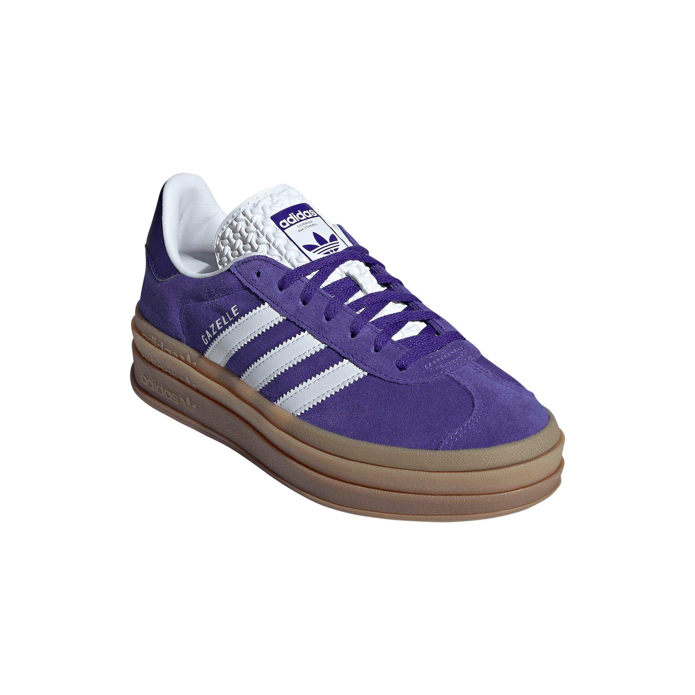 adidas Originals Gazelle Bold "Energy Ink/Ftwr White/Collegiate Purple" Women's Shoe - INK/WHITE/PURPLE Thumbnail View 3