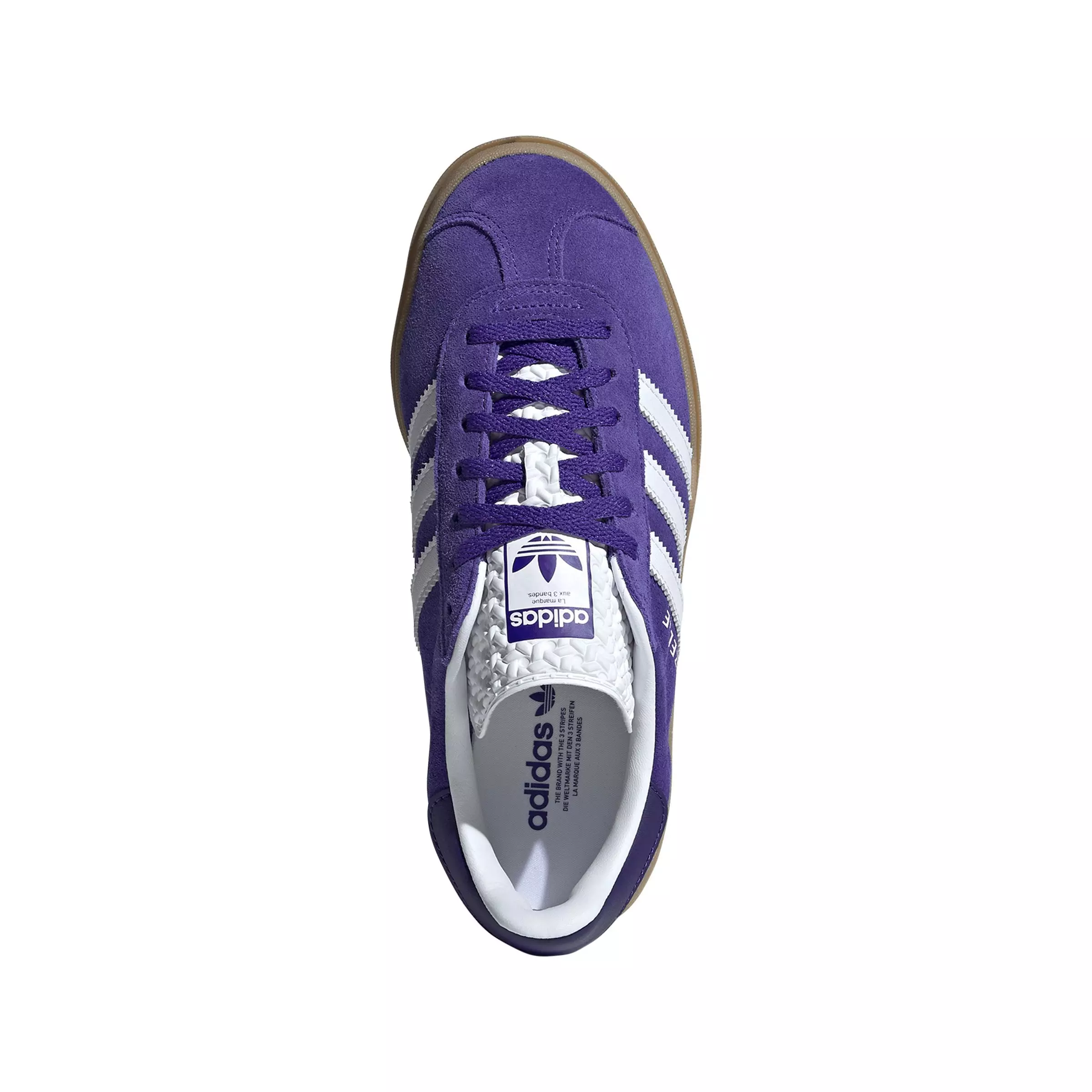 adidas Originals Gazelle Bold "Energy Ink/Ftwr White/Collegiate Purple" Women's Shoe - INK/WHITE/PURPLE
