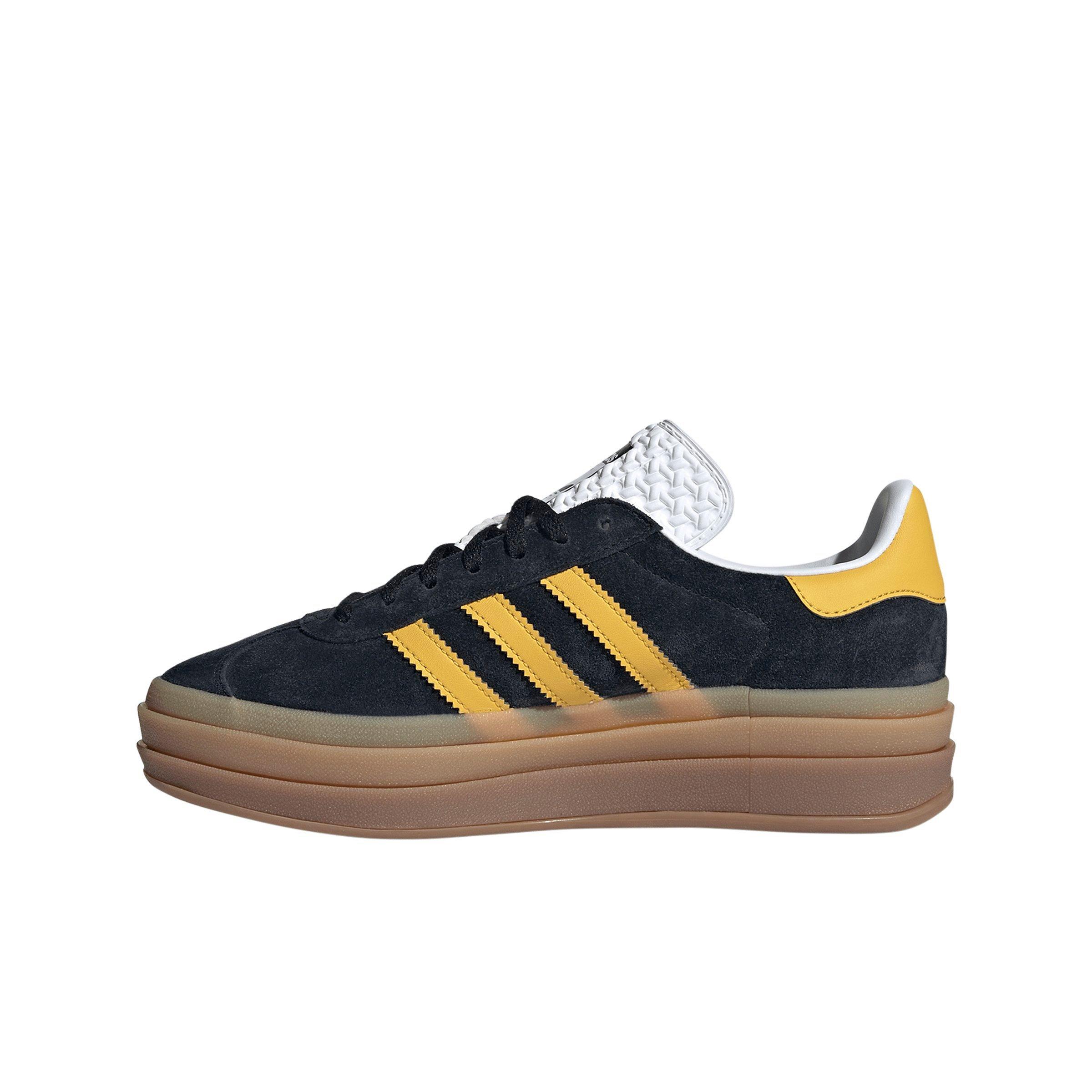 adidas Originals Gazelle Bold "Core Black/Bold Gold/Ftwr White" Women's Shoe - BLACK/GOLD/WHITE Thumbnail View 2