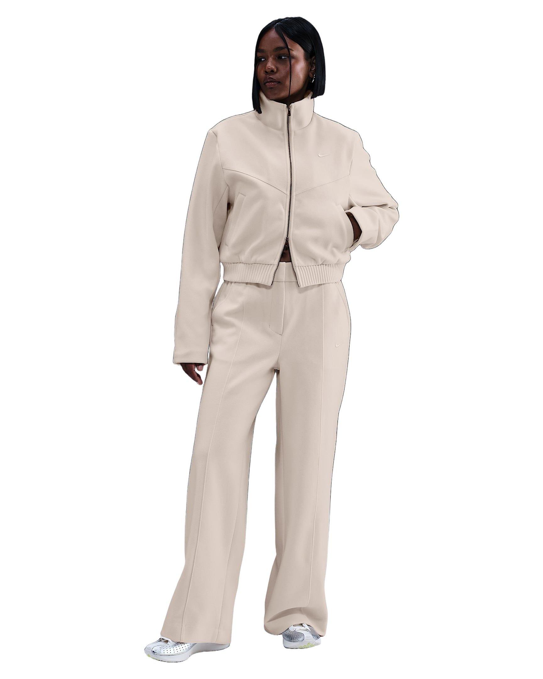 Nike Women's Sportswear Windrunner Tailored Jacket - Ivory - IVORY Thumbnail View 4