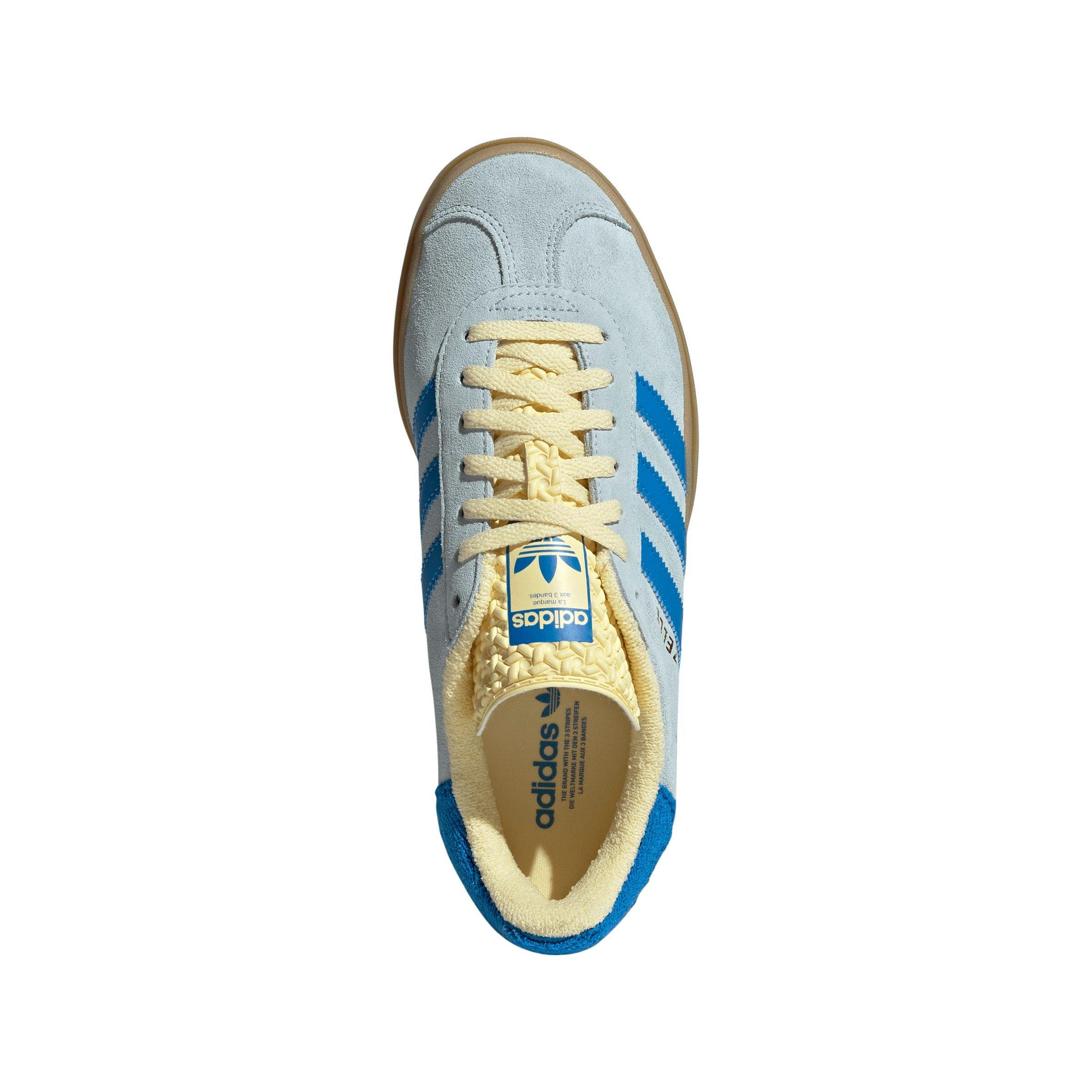 ★adidas★ Gazelle  Blue Yellow W Adidas Gazelle Bold Almost Blue Bright Blue Yellow IE0430