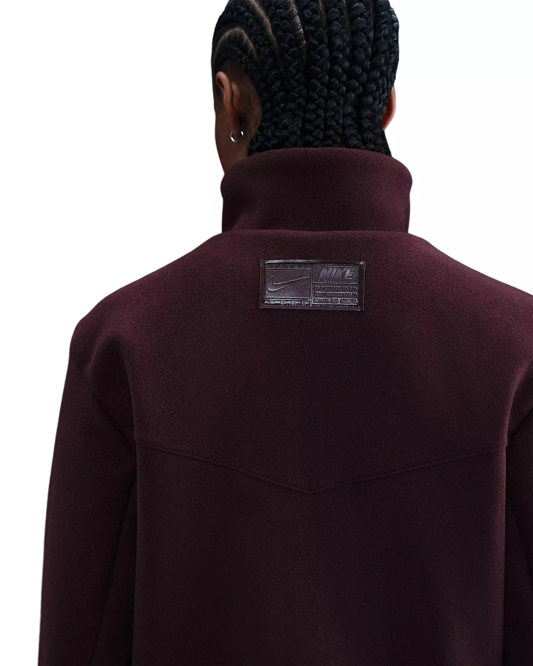 Nike Women's Sportswear Windrunner Tailored Jacket - Burgundy - BURGUNDY