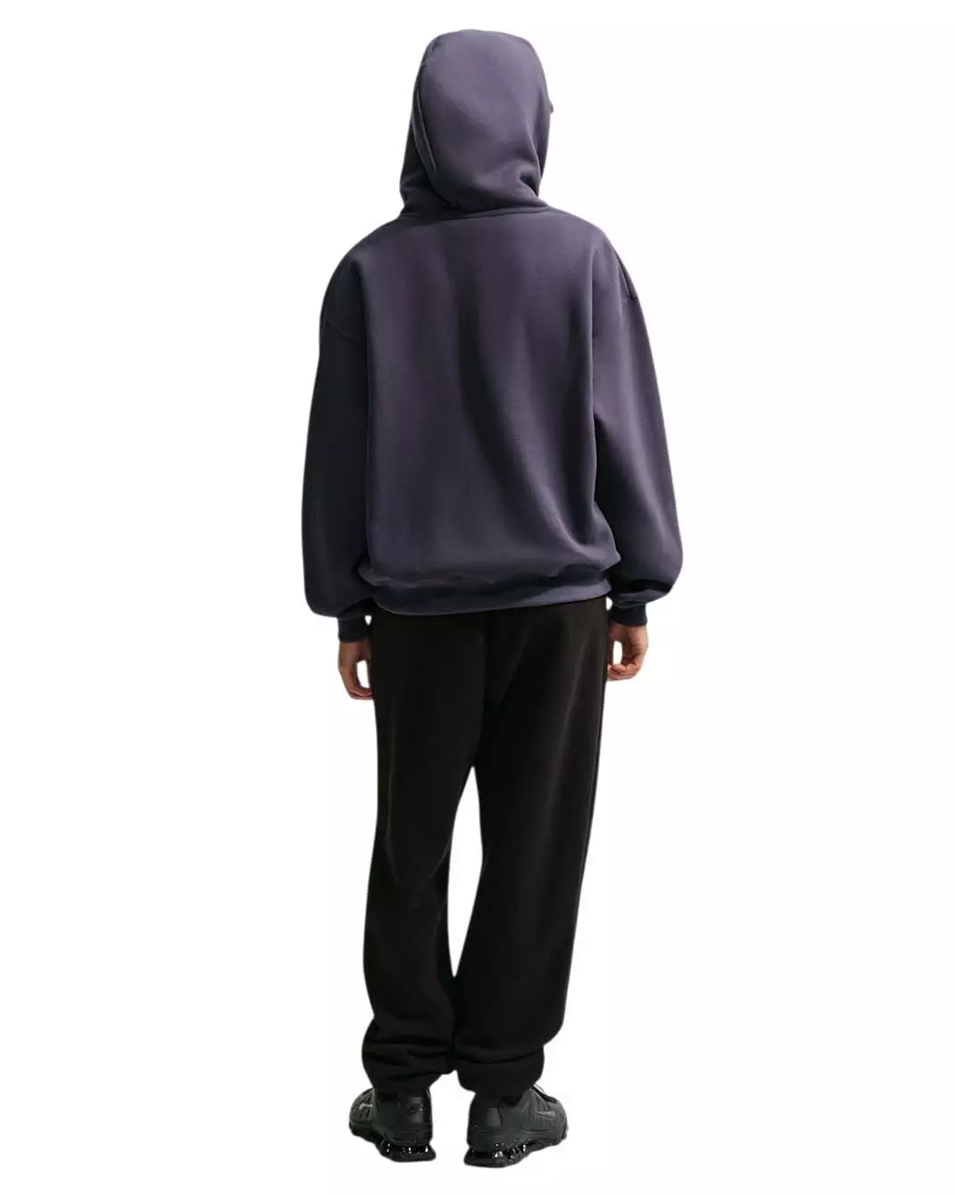 Nike Women's Studio Fleece Medium Weight Oversized Full-Zip Hooded Jacket - Dark Grey - DARK GREY