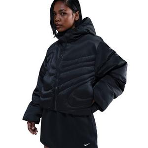 Nike Women's Sportswear Swoosh Series Therma-FIT Oversized Down Puffer Jacket -Black