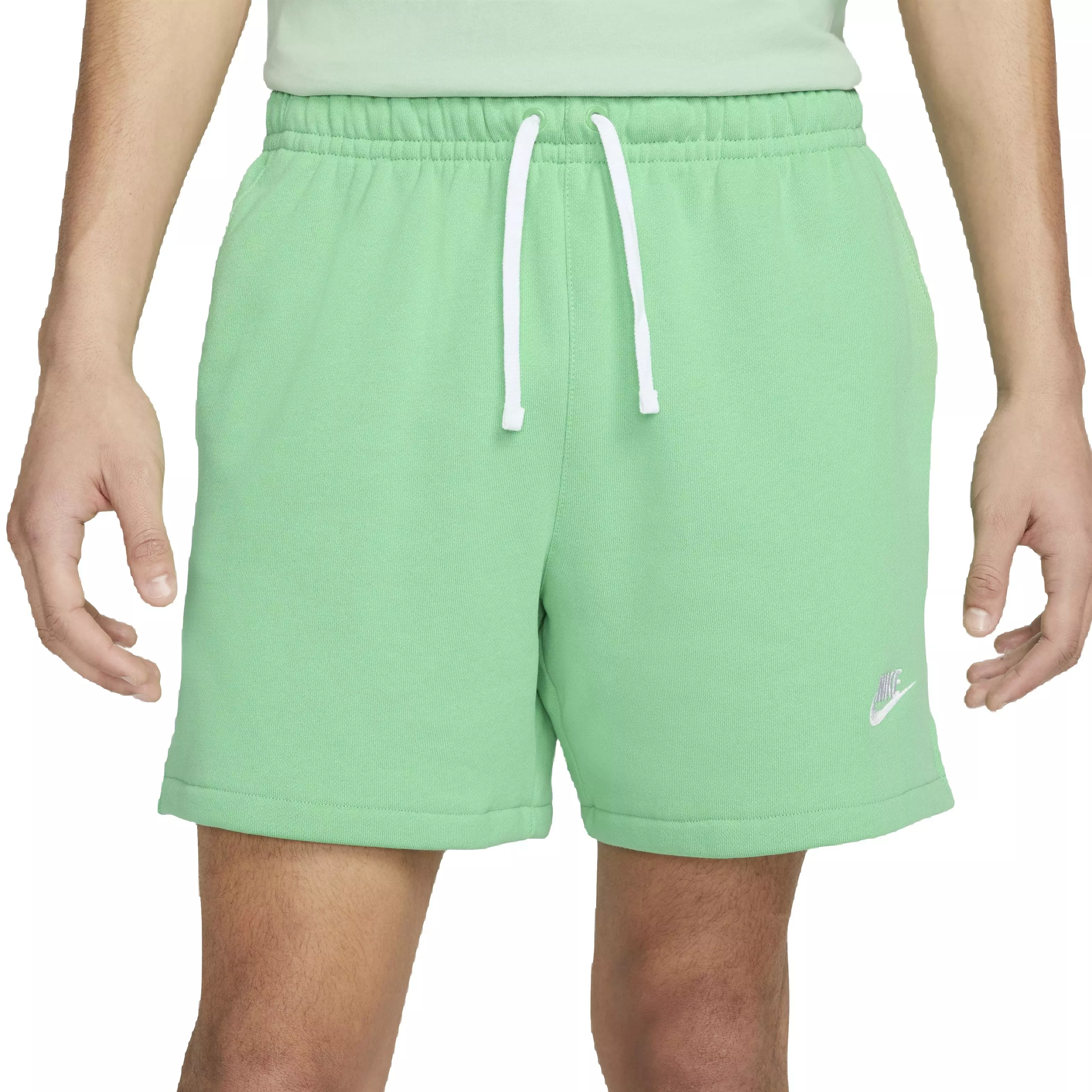 Nike Men's Club Fleece Terry Flow Shorts - GREEN