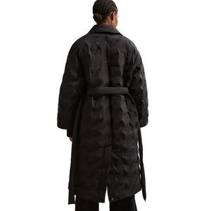 Nike Women's Sportswear Swoosh Series Therma-FIT Oversized Down Trench Coat -Black