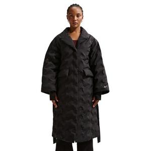Nike Women's Sportswear Swoosh Series Therma-FIT Oversized Down Trench Coat -Black