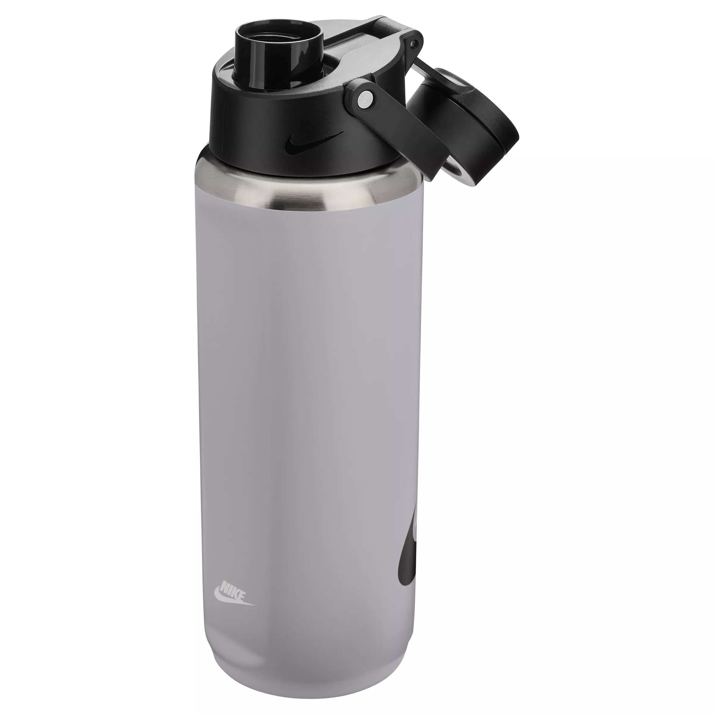 Nike Recharge Stainless Steel Chug Water Bottle 24oz - GREY/BLACK
