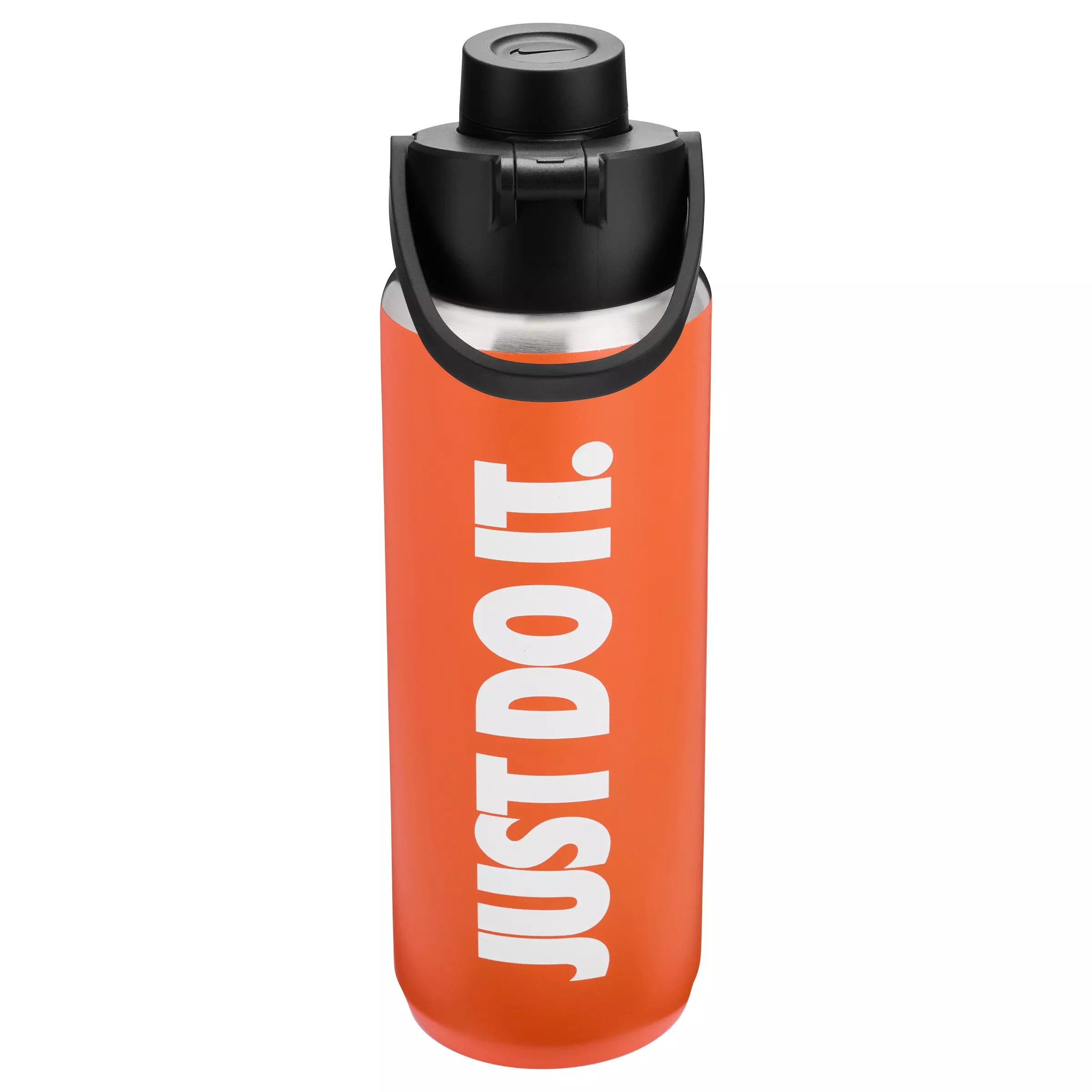 Nike 24oz Recharge Stainless Steel Chug Water Bottle - ORANGE/BLACK