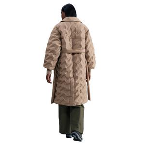 Nike Women's Sportswear Swoosh Series Therma-FIT Oversized Down Trench Coat -Khaki