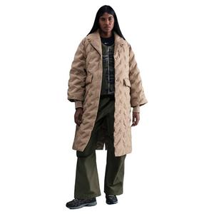 Nike Women's Sportswear Swoosh Series Therma-FIT Oversized Down Trench Coat -Khaki