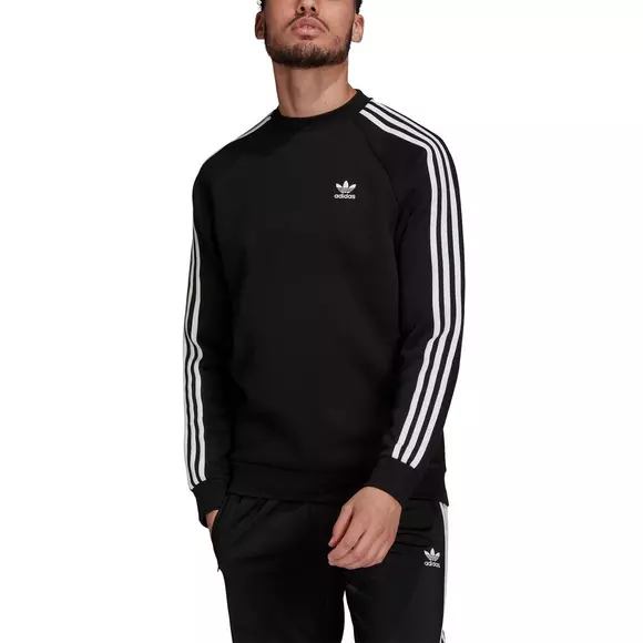 adidas Originals Men's Adicolor Classics Black Crew Sweatshirt