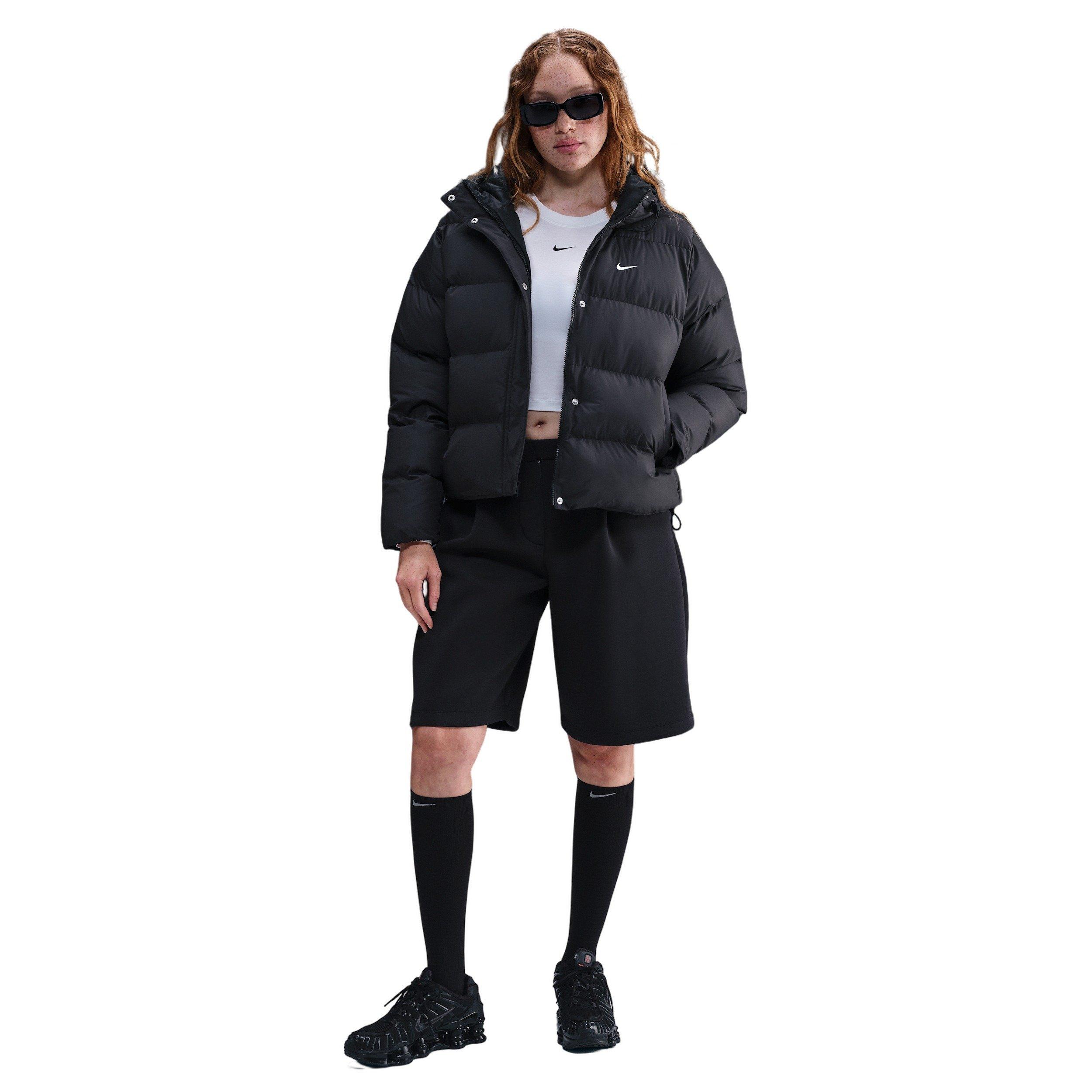 Nike Women's Sportswear Therma-FIT Puffer Jacket - Black - BLACK Thumbnail View 4