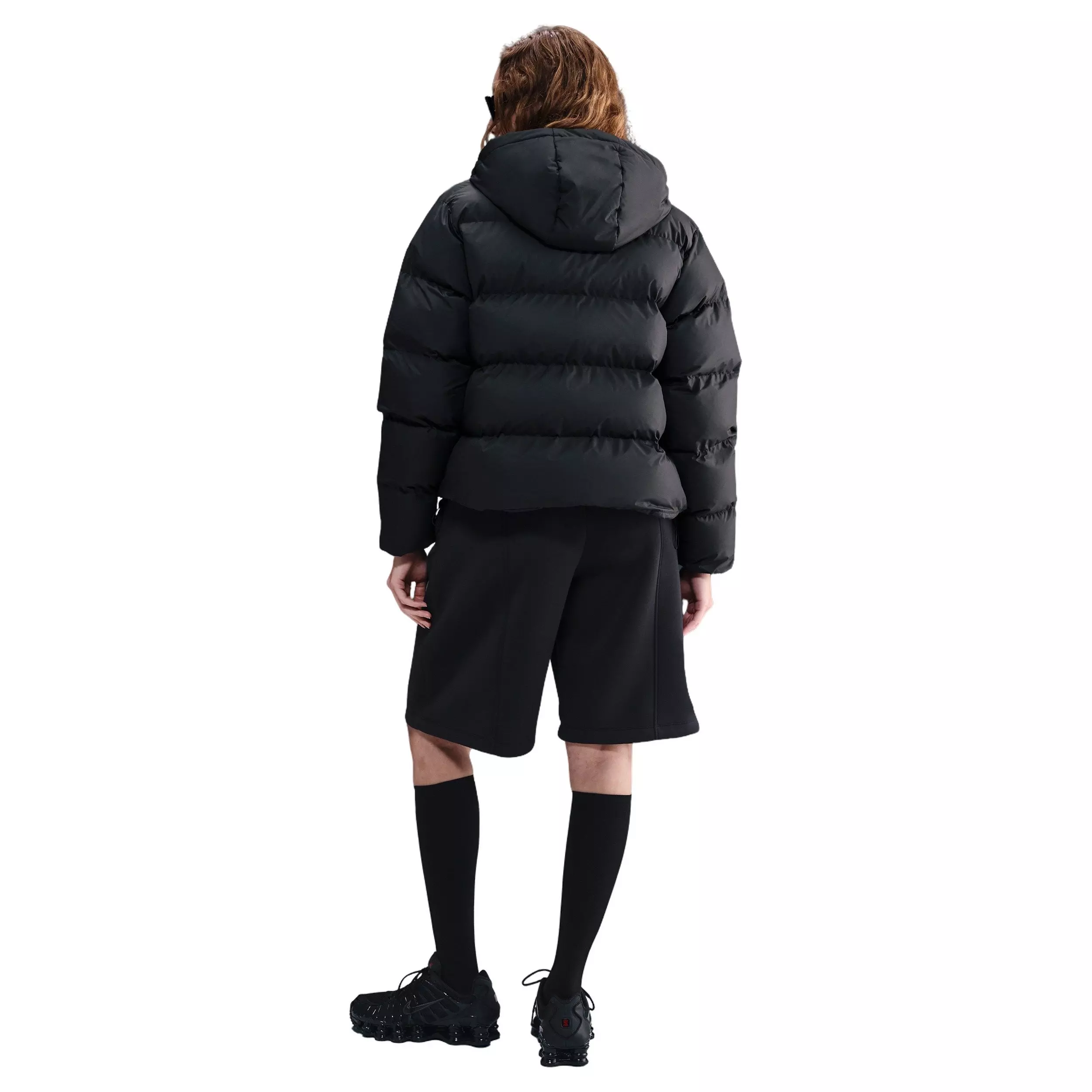 Nike Women's Sportswear Therma-FIT Puffer Jacket - Black - BLACK