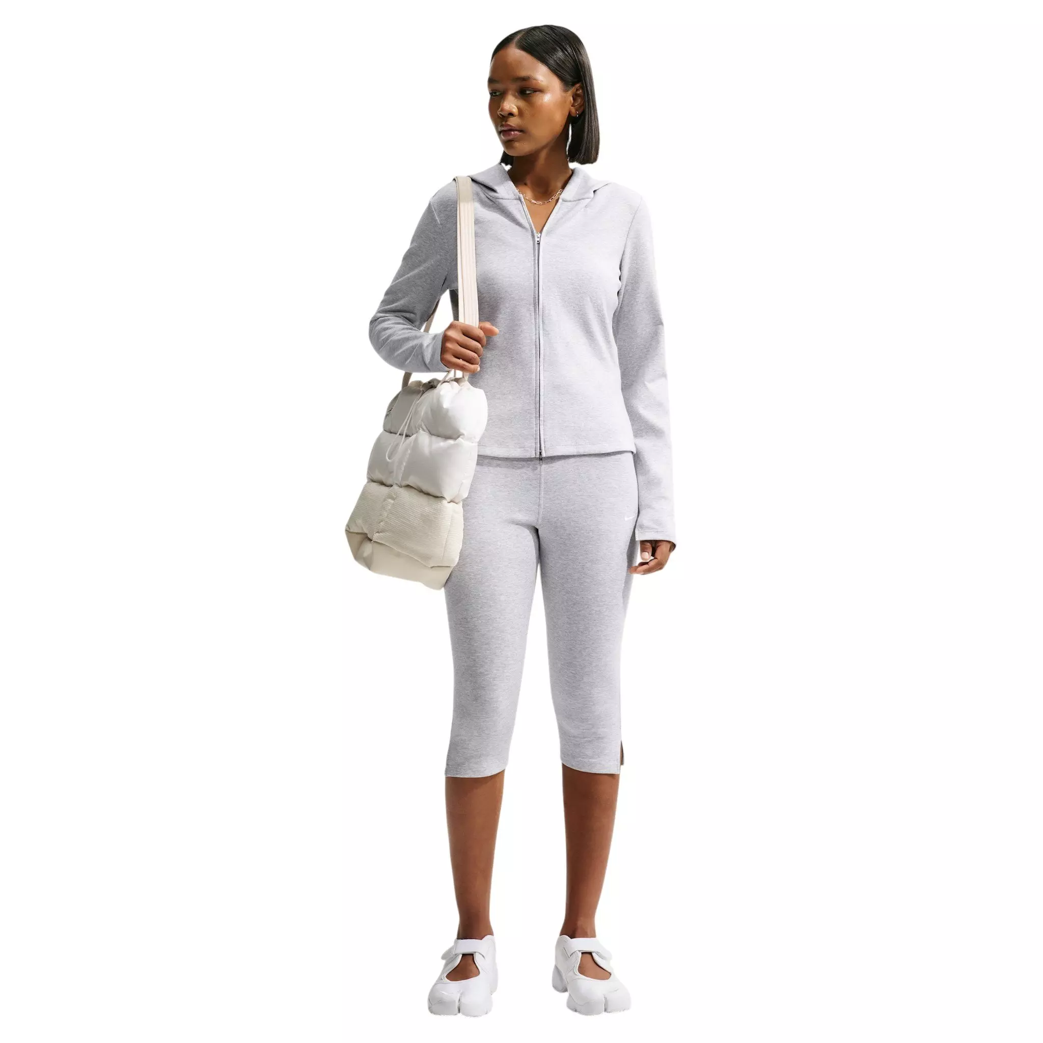Nike Women's Sportswear Chill Knit Slim Jacket - Grey - GREY